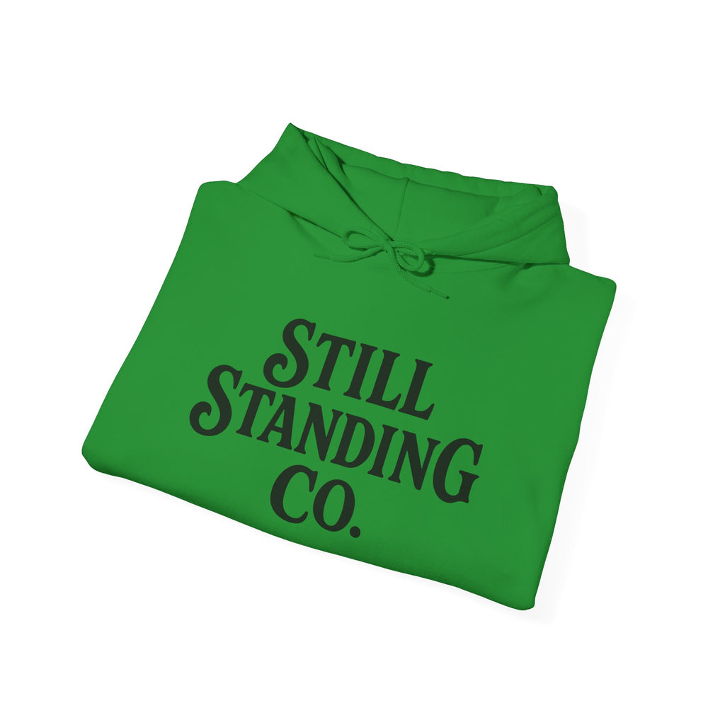 Still Standing Co. Hoodie — Inspirational Vintage Logo Hooded Sweatshirt