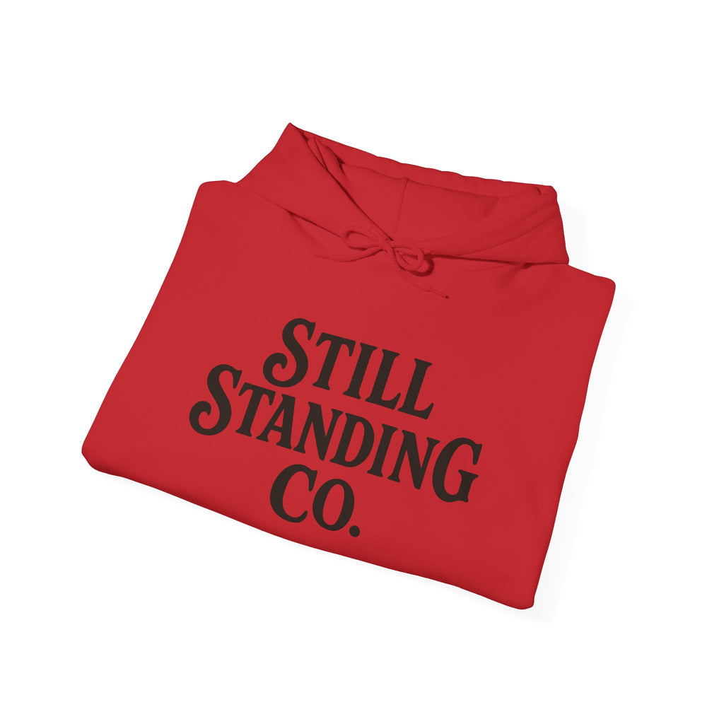 Still Standing Co. Hoodie — Inspirational Vintage Logo Hooded Sweatshirt