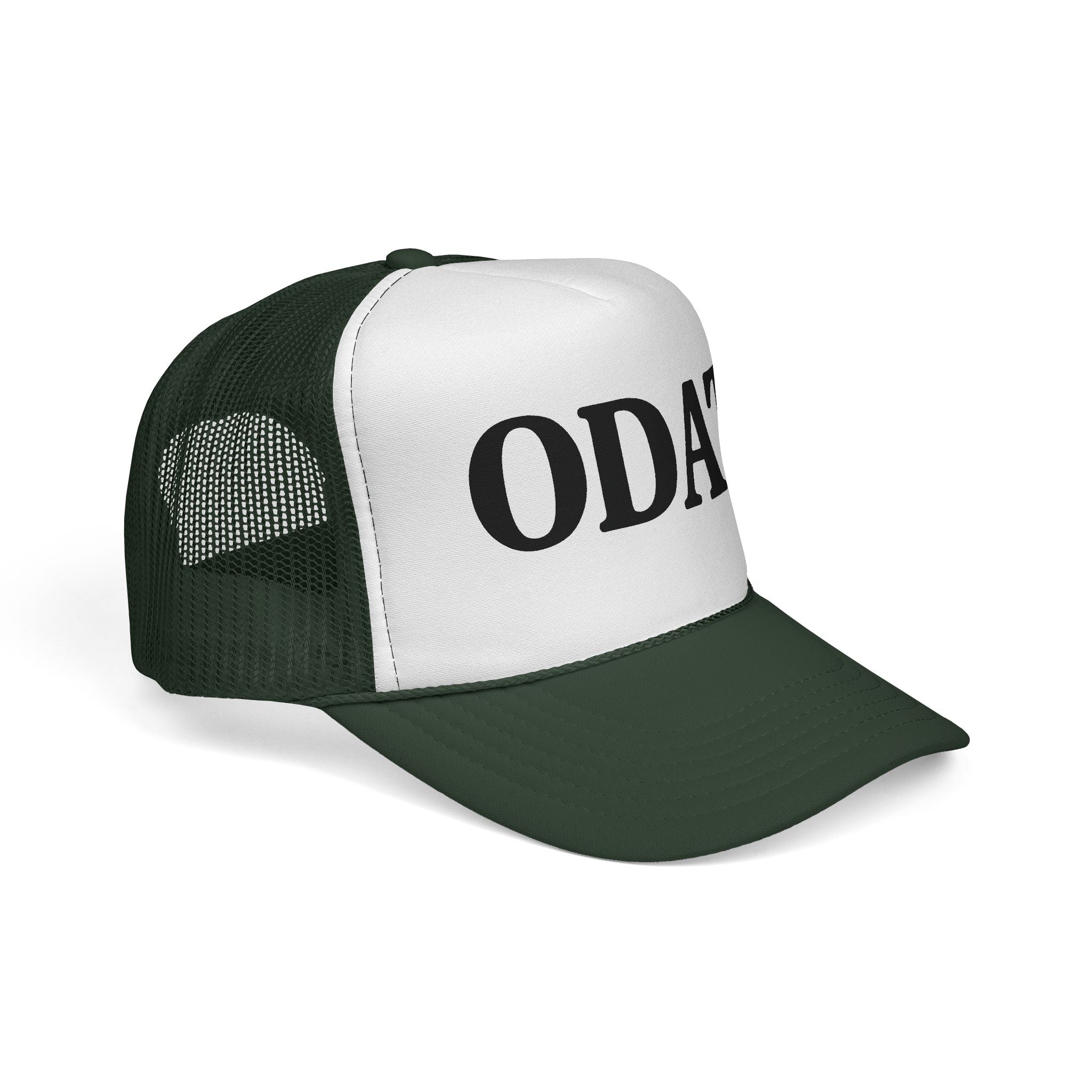 ODAT Trucker Hat - Retro Bold Logo Mesh Cap