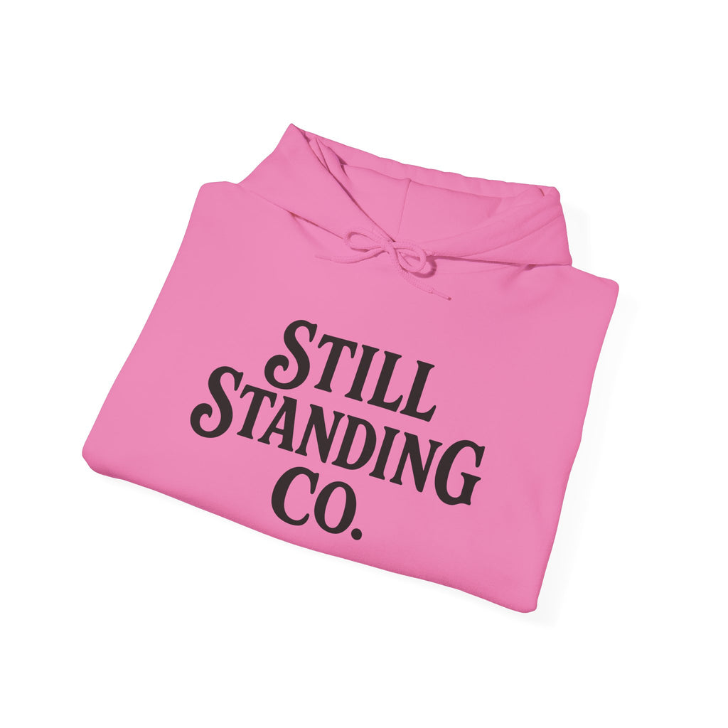 Still Standing Co. Hoodie — Inspirational Vintage Logo Hooded Sweatshirt