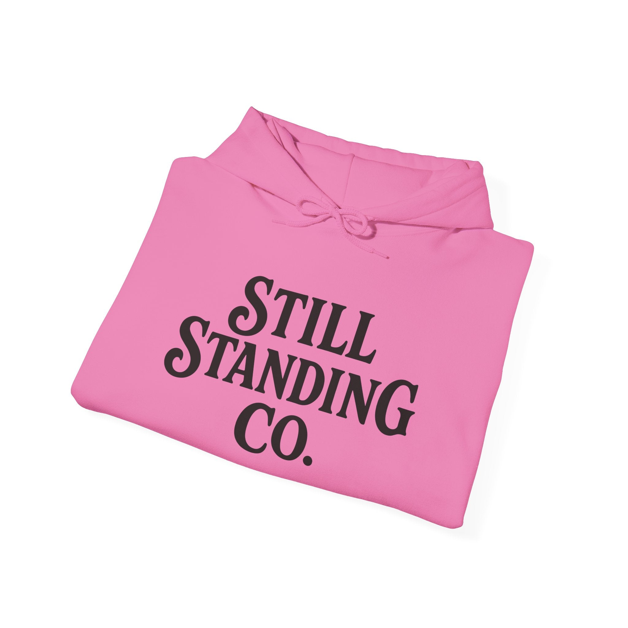 Still Standing Co. Hoodie — Inspirational Vintage Logo Hooded Sweatshirt