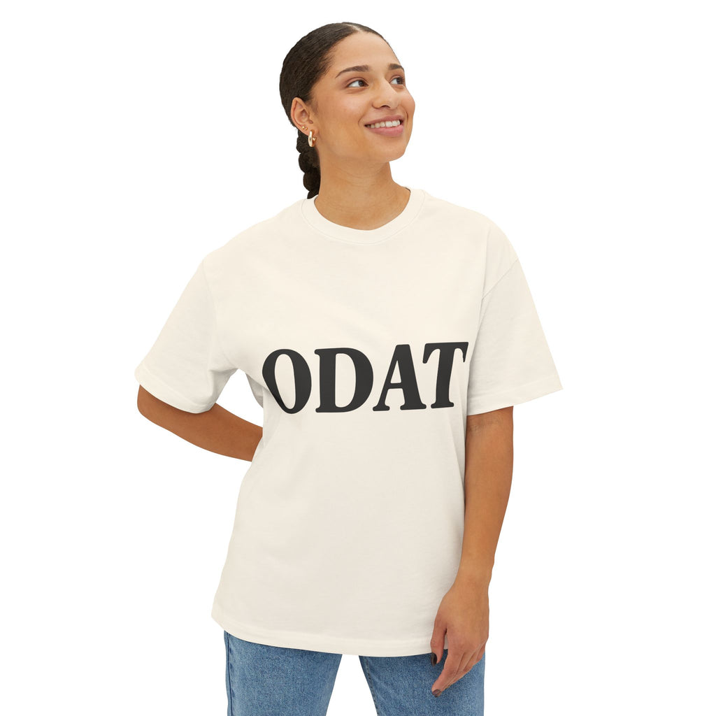 ODAT Still Standing Co. Tee — Oversized Boxy Graphic T‑Shirt
