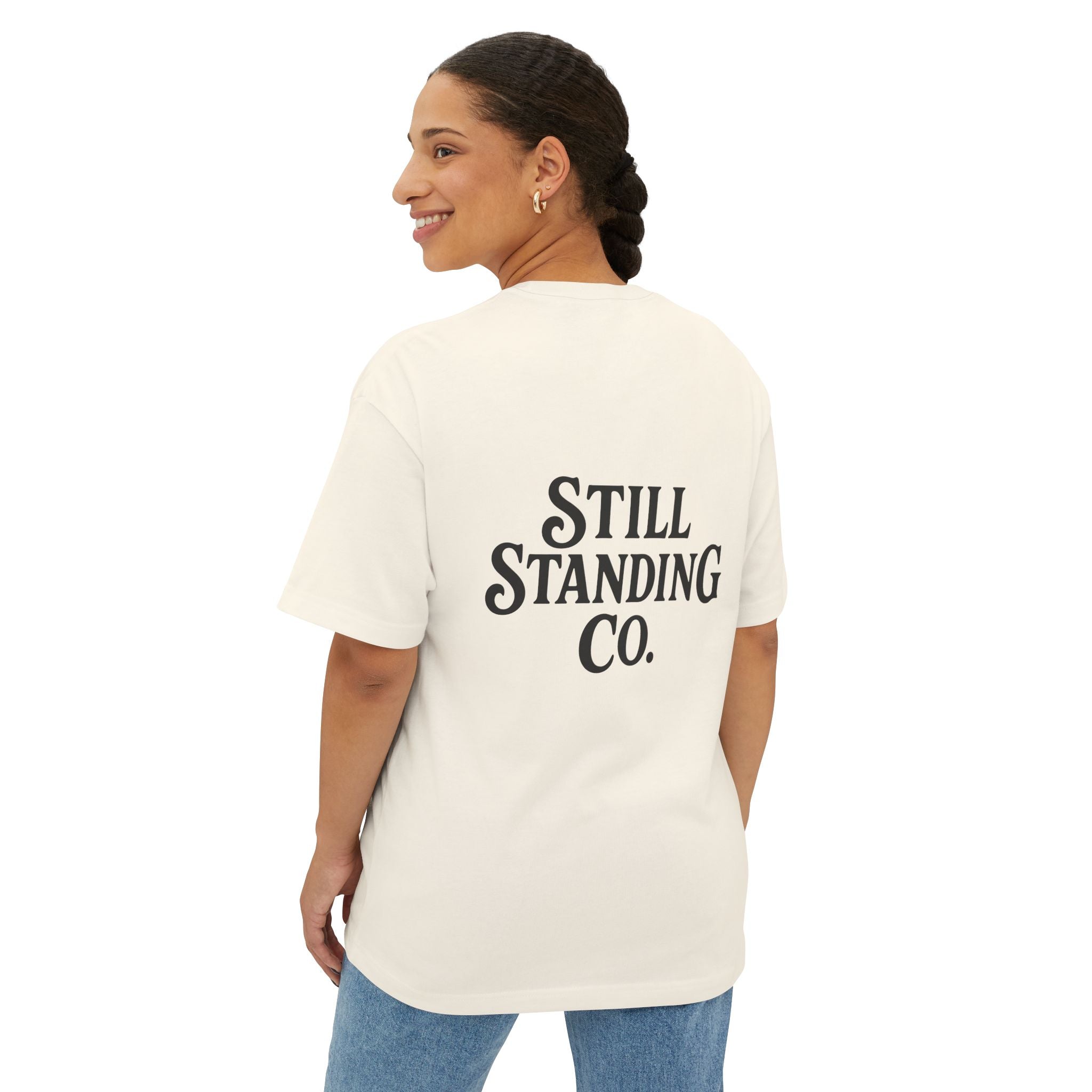 ODAT Still Standing Co. Tee — Oversized Boxy Graphic T‑Shirt