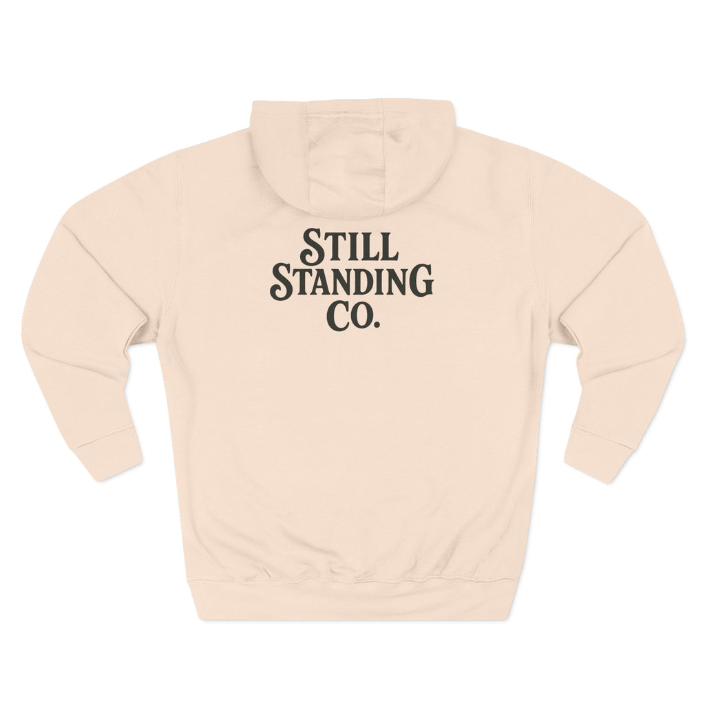 Hoodie - "Still Standing" Inspirational Fleece Hoodie