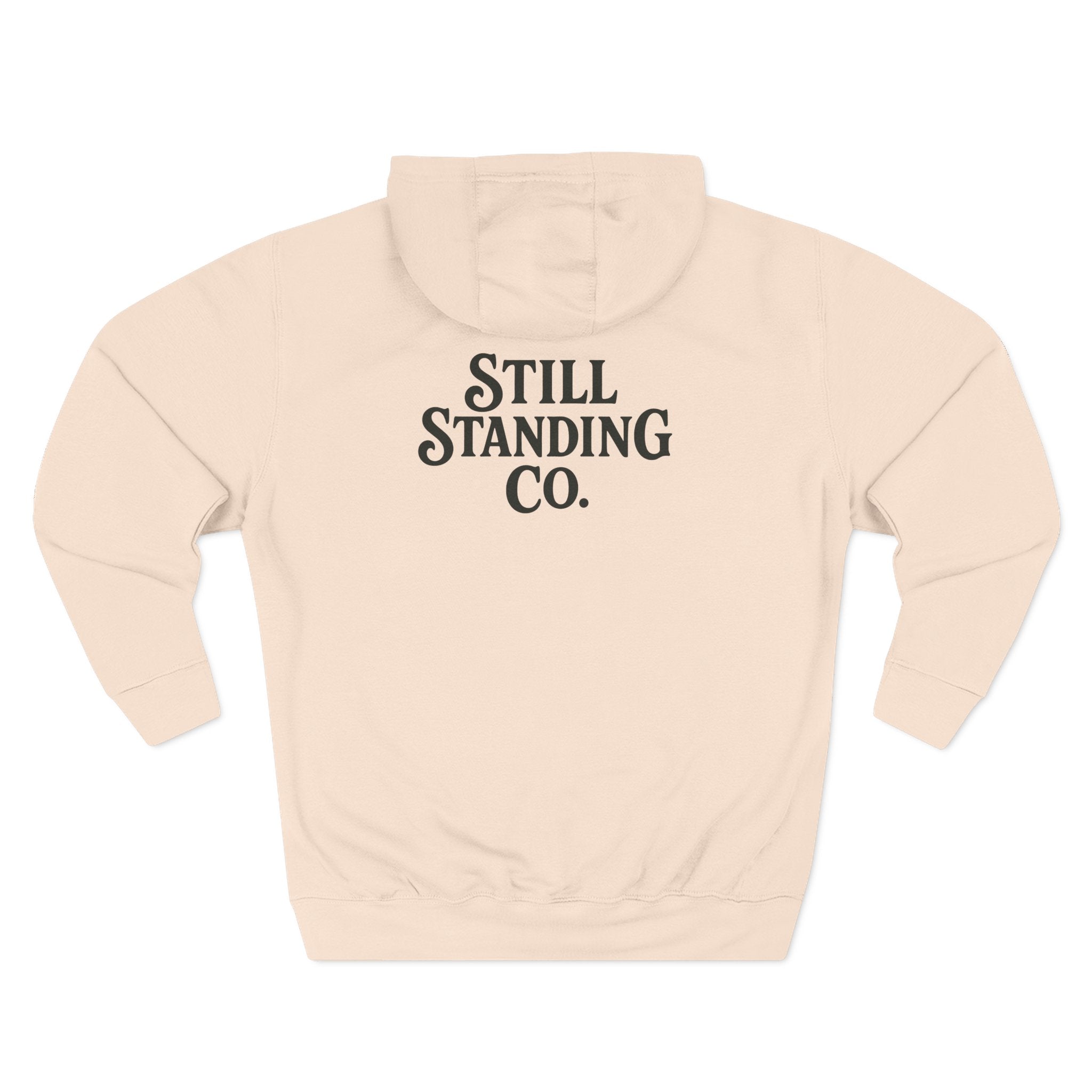 Hoodie - "Still Standing" Inspirational Fleece Hoodie