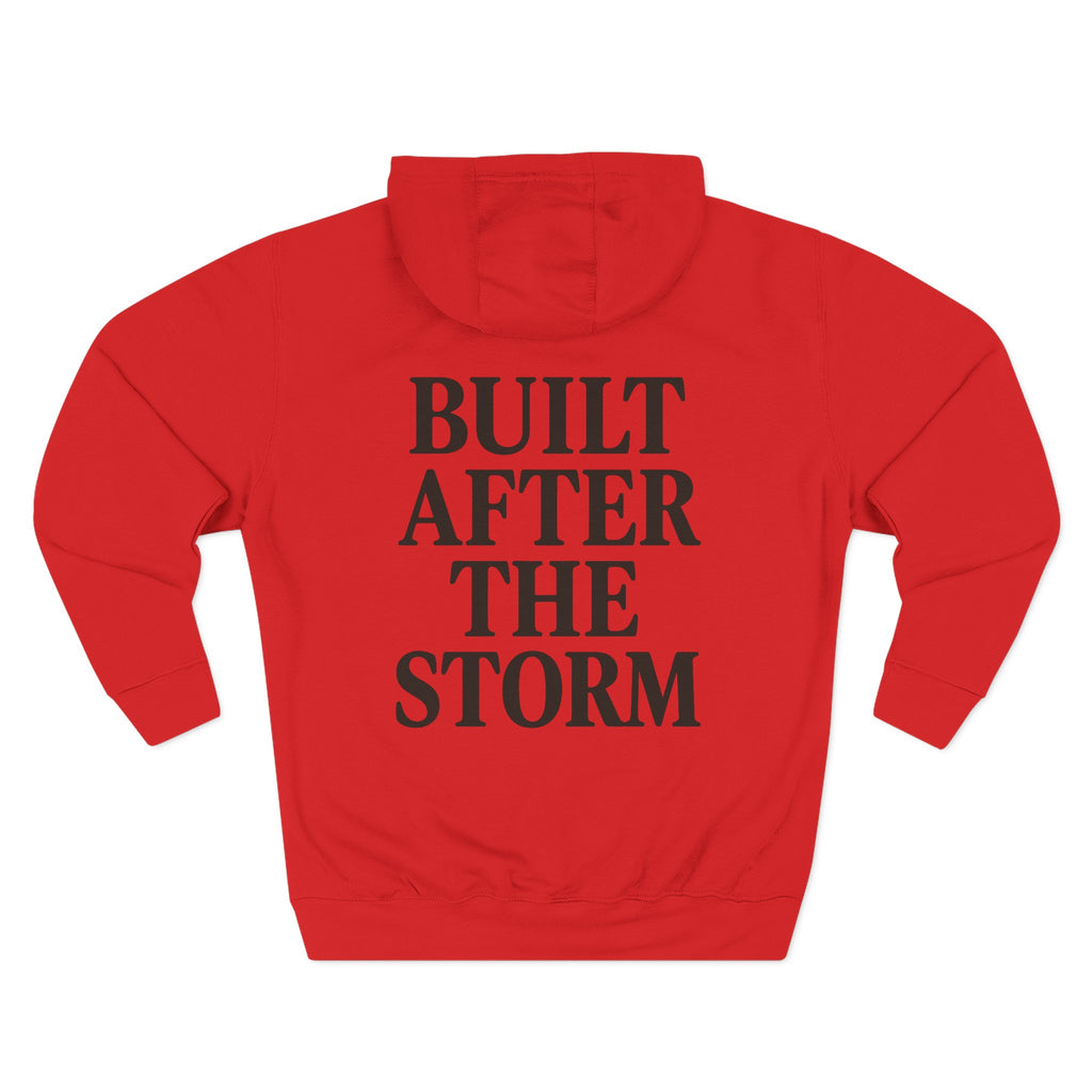 Hoodie - Built After the Storm Lightning Cloud Graphic