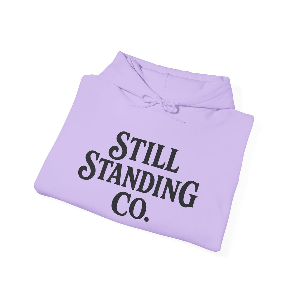 Still Standing Co. Hoodie — Inspirational Vintage Logo Hooded Sweatshirt