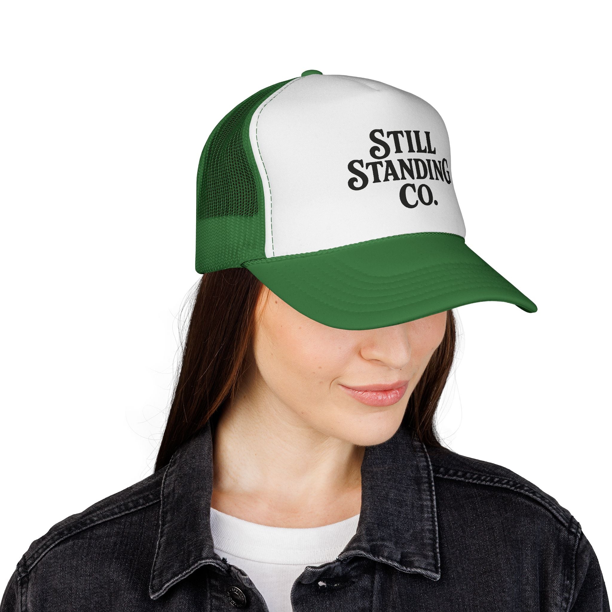 Still Standing Co. Trucker Hat – Vintage Retro Mesh Baseball Cap
