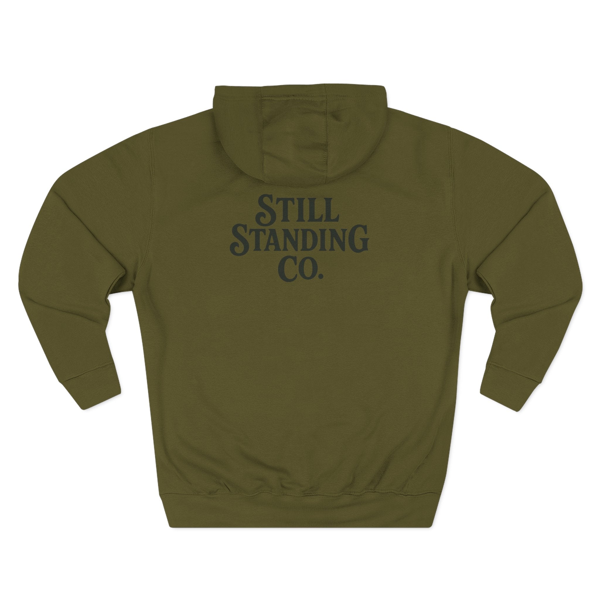 Hoodie - "Still Standing" Inspirational Fleece Hoodie