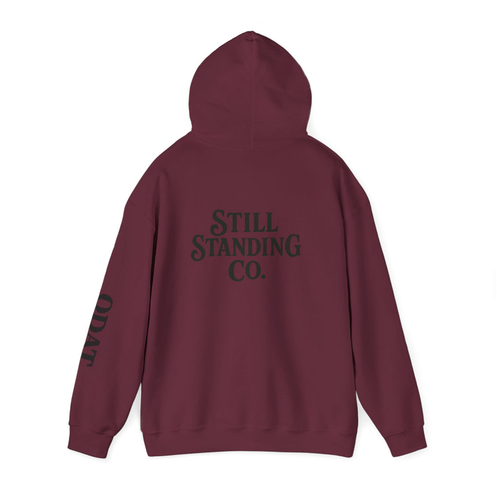 Ask Me About My Character Defects Hoodie — Still Standing Co. Graphic Pullover