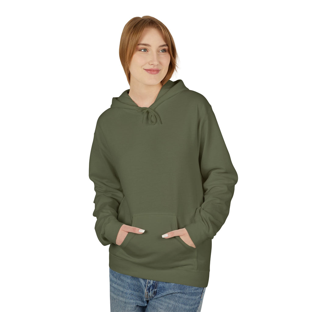 Hoodie - "I Am Comfortable With Violence" Gothic Back Print