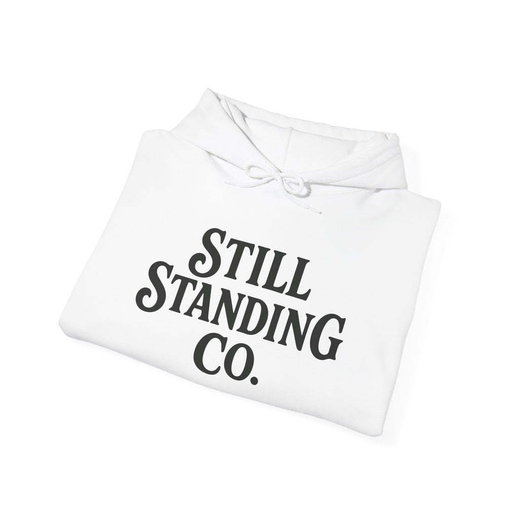 Still Standing Co. Hoodie — Inspirational Vintage Logo Hooded Sweatshirt