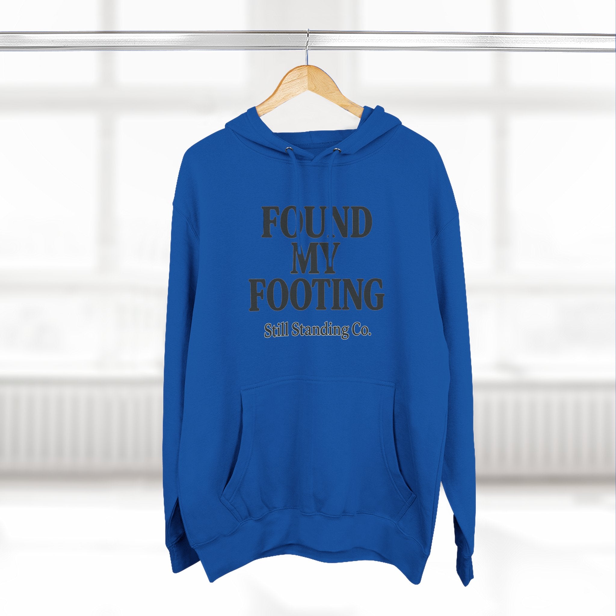 Found My Footing Hoodie — "Found My Footing" Inspirational Fleece Hoodie