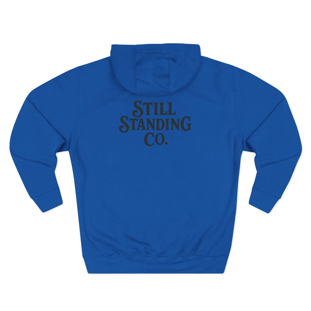 Hoodie - "Still Standing" Inspirational Fleece Hoodie