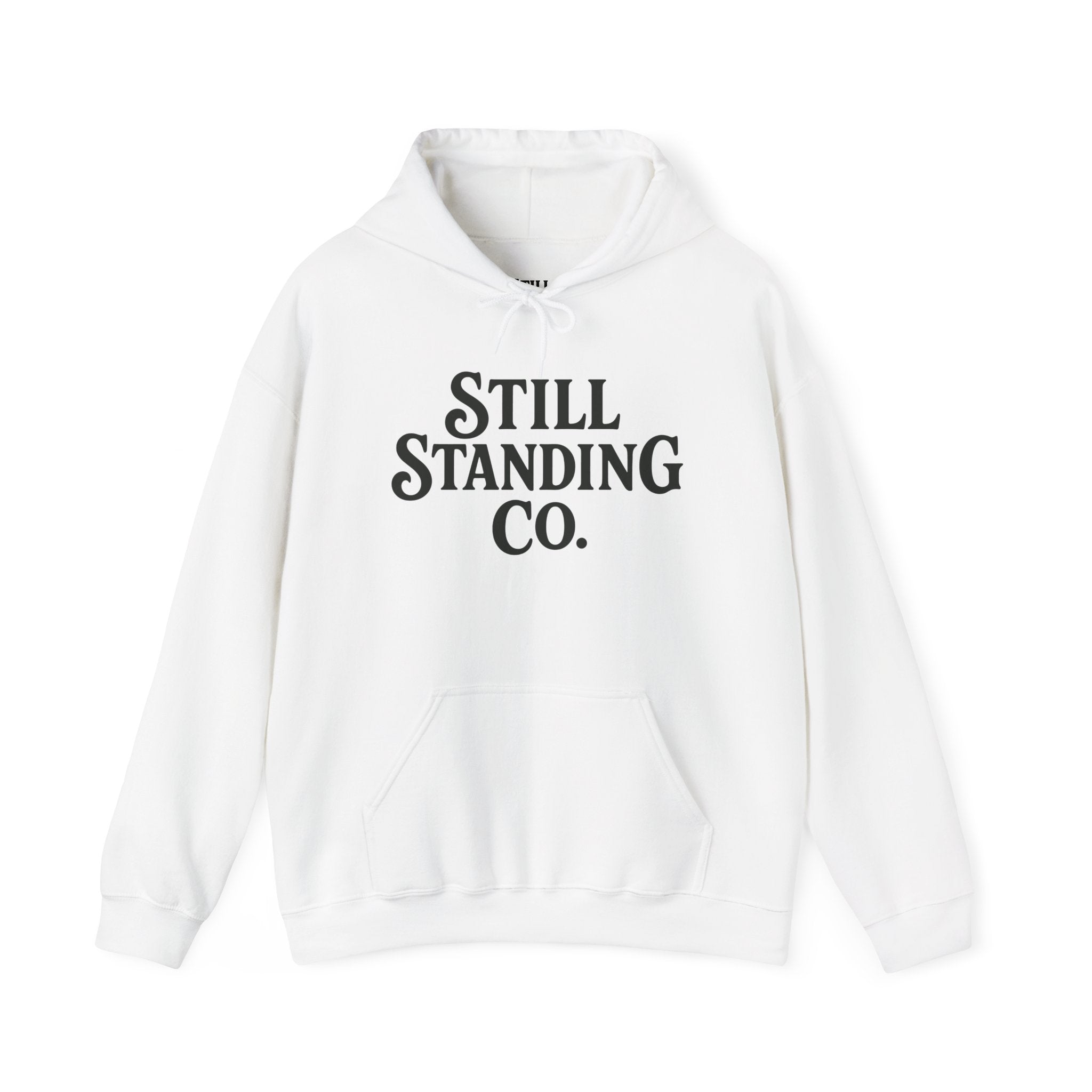 Still Standing Co. Hoodie — Inspirational Vintage Logo Hooded Sweatshirt