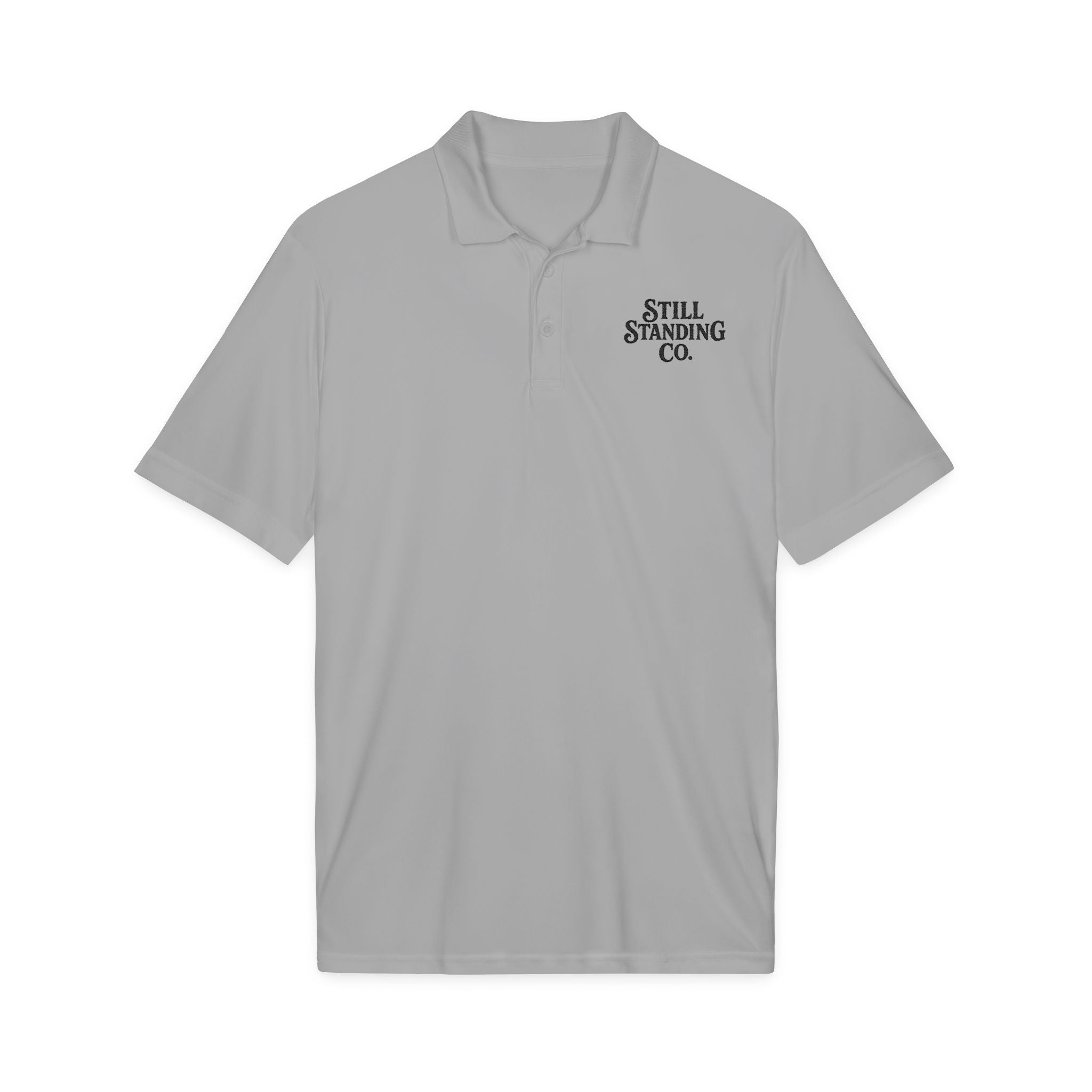 Still Standing Co. Polo Shirt — Embroidered Logo Performance Polo
