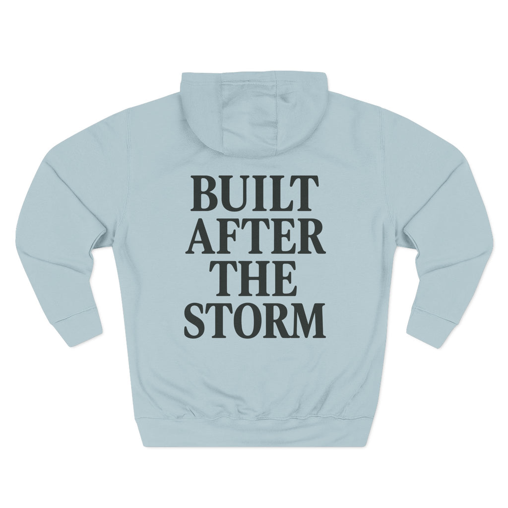 Hoodie - Built After the Storm Lightning Cloud Graphic