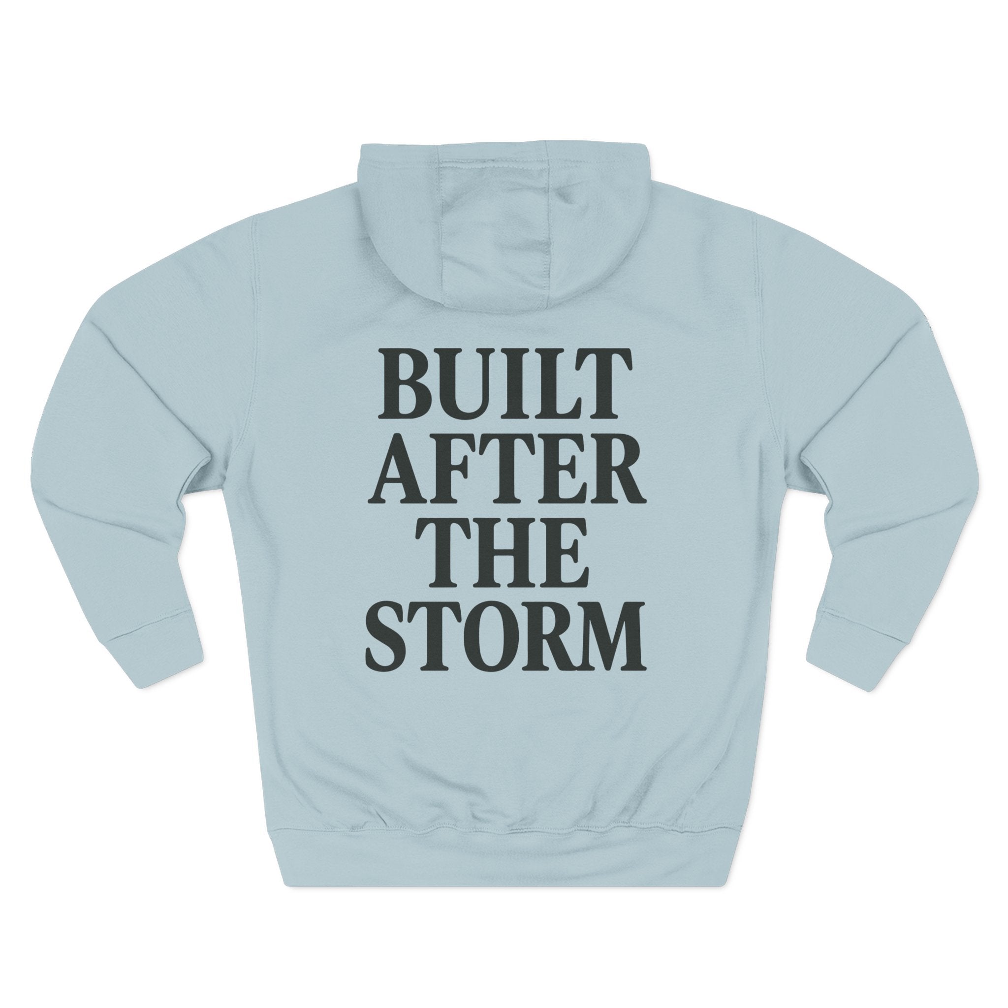 Hoodie - Built After the Storm Lightning Cloud Graphic