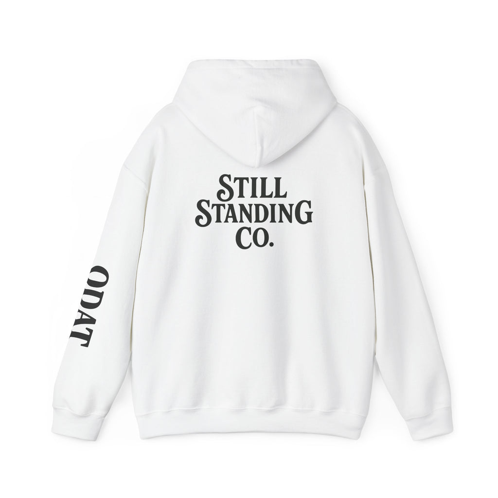 Ask Me About My Character Defects Hoodie — Still Standing Co. Graphic Pullover