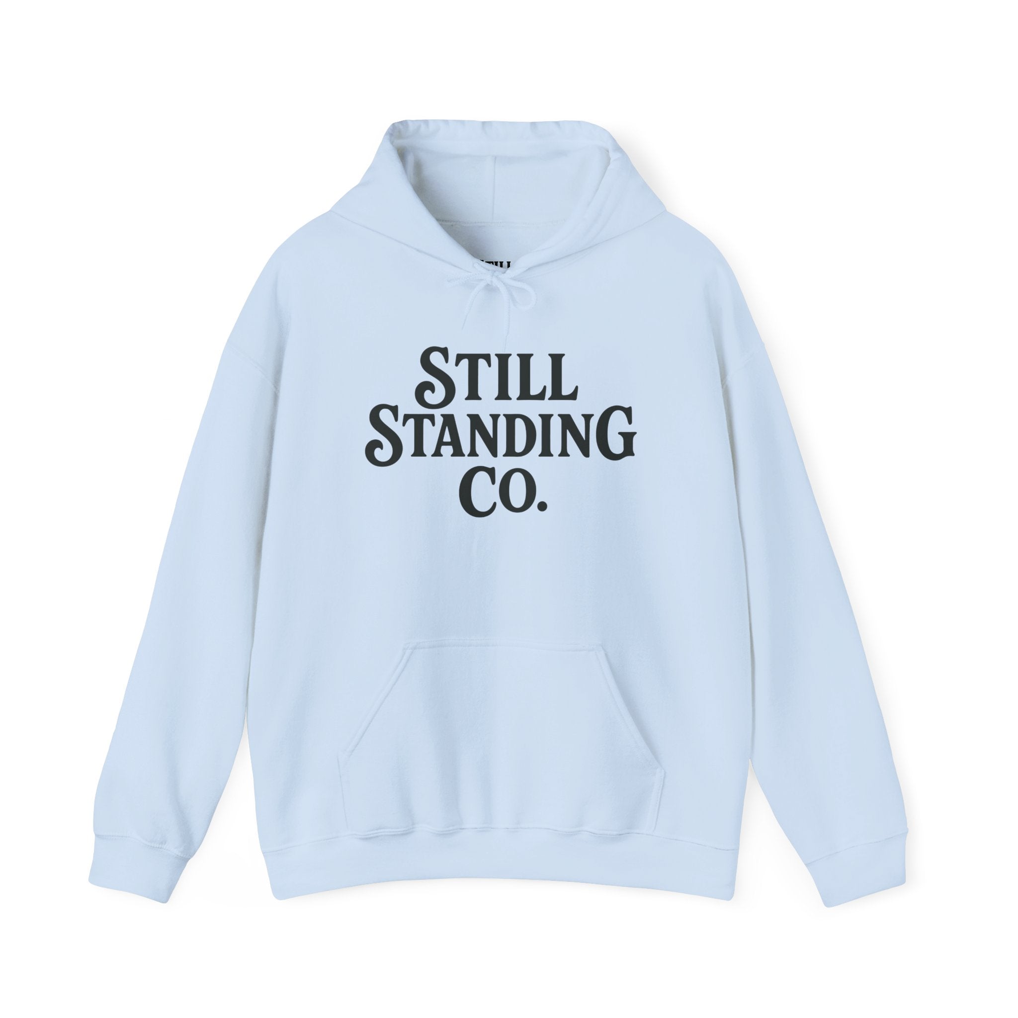 Still Standing Co. Hoodie — Inspirational Vintage Logo Hooded Sweatshirt