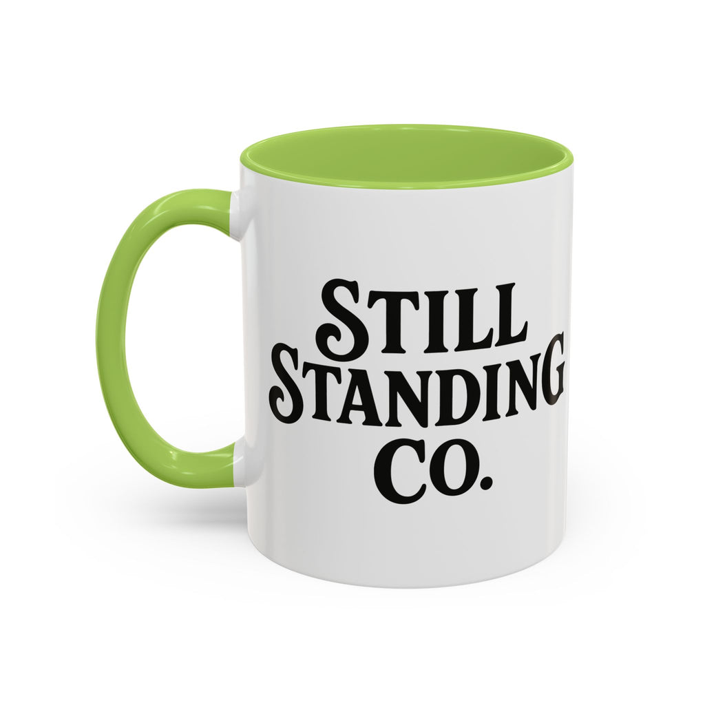 Sober & Feral Accent Coffee Mug — Funny Recovery Gift, 11/15oz Ceramic
