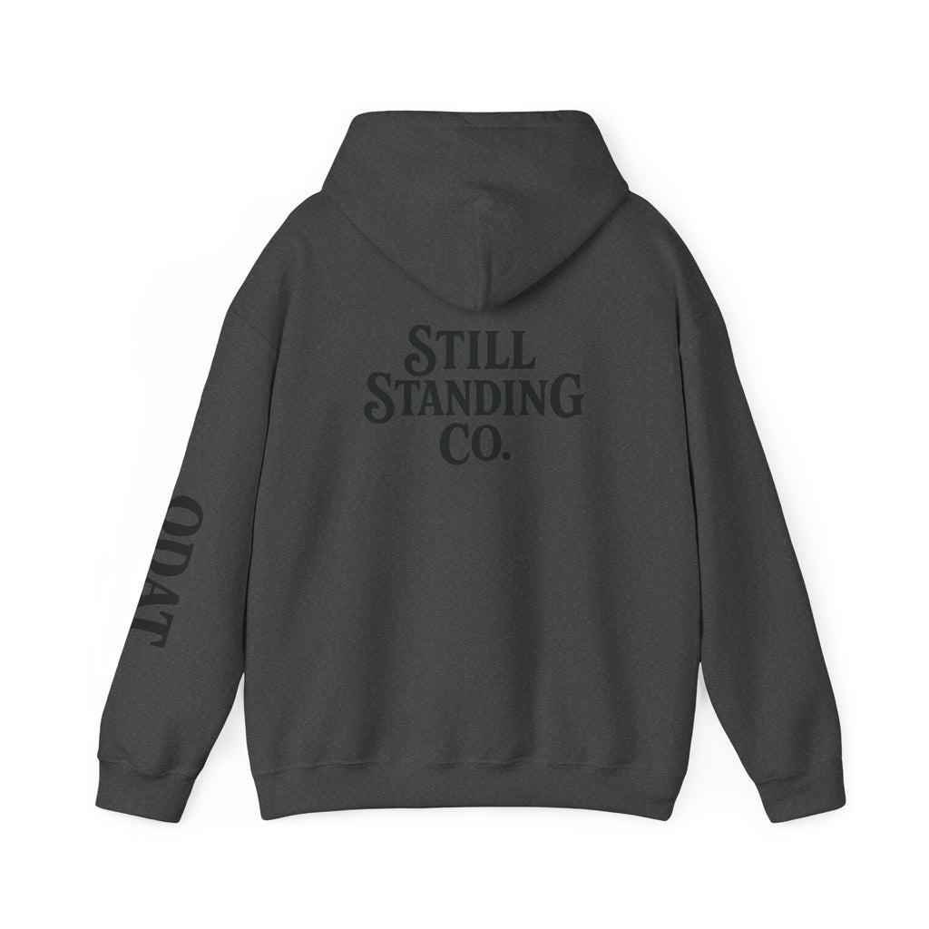 Ask Me About My Character Defects Hoodie — Still Standing Co. Graphic Pullover