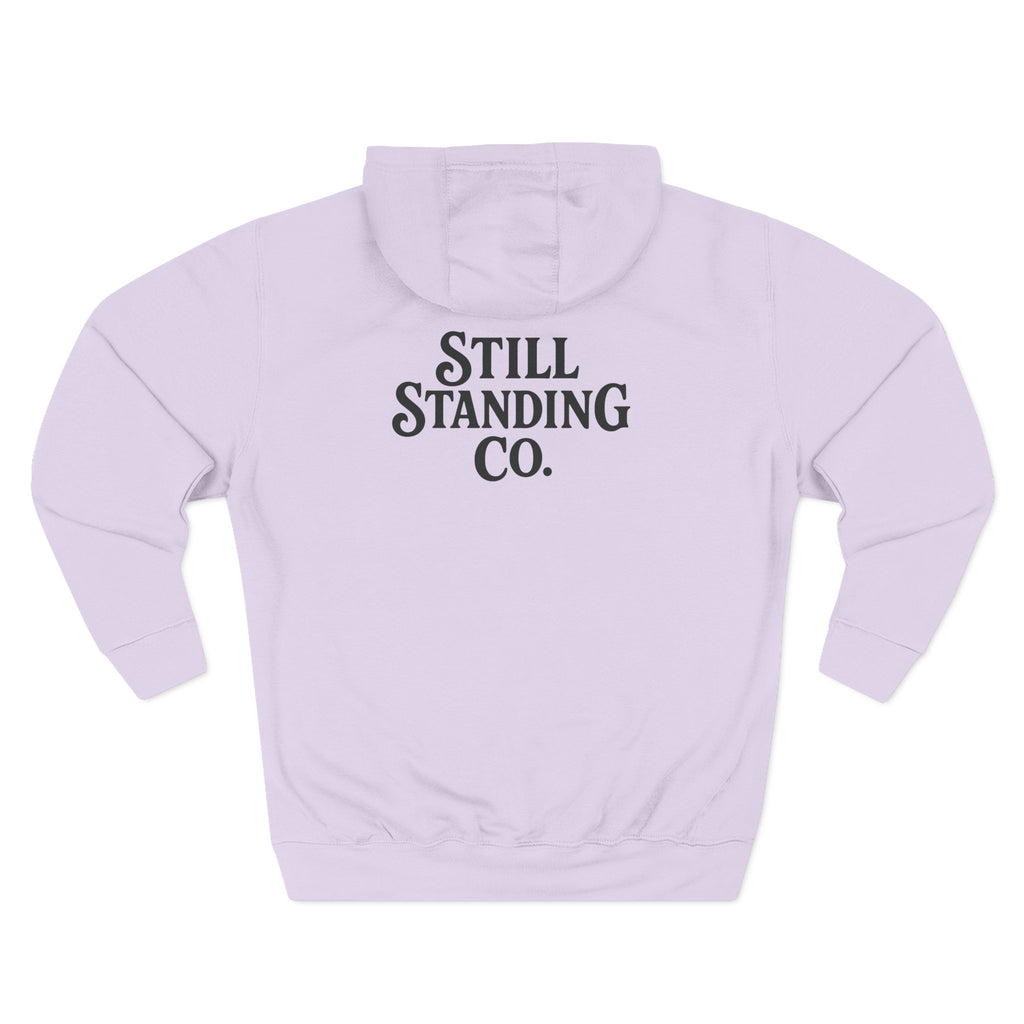 Hoodie - "Still Standing" Inspirational Fleece Hoodie