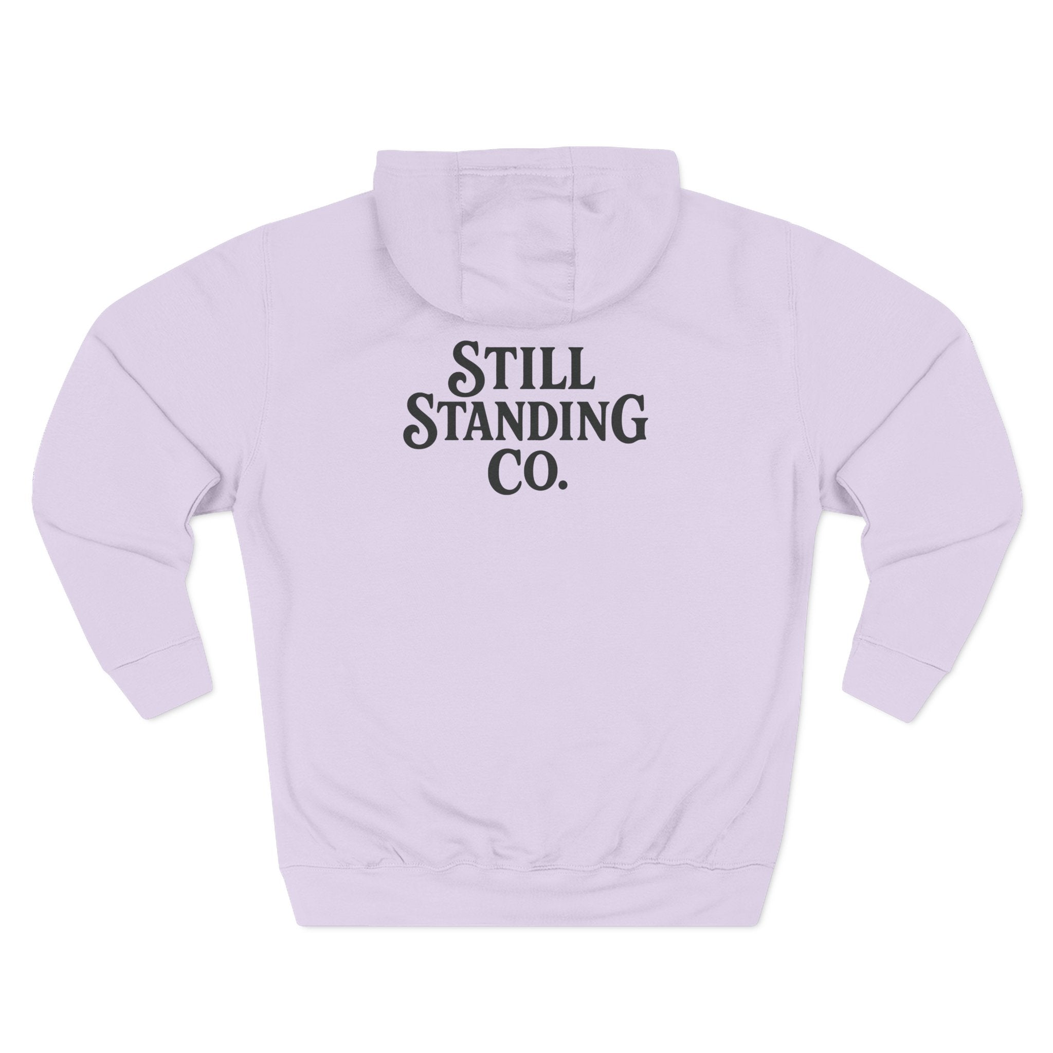 Hoodie - "Still Standing" Inspirational Fleece Hoodie