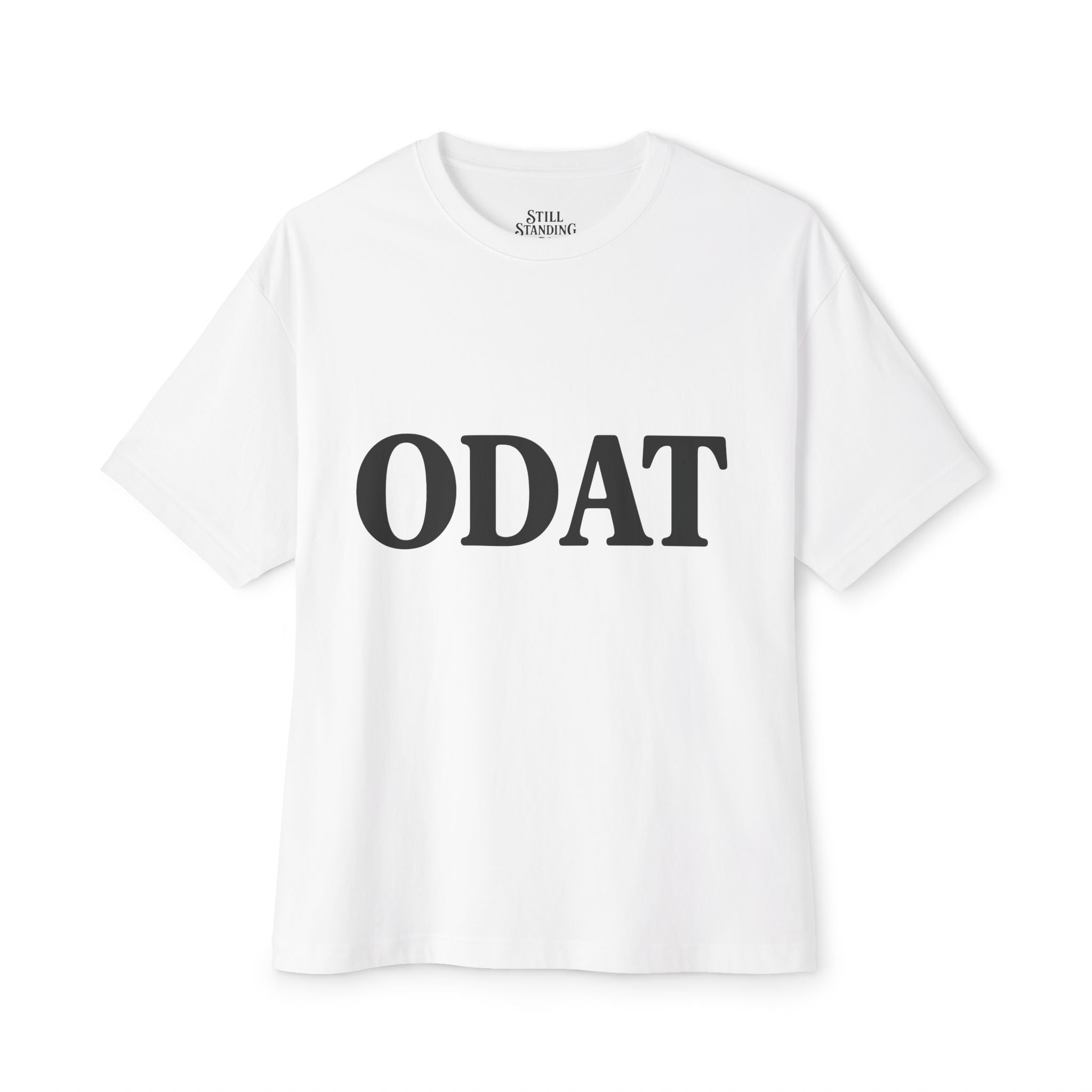 ODAT Still Standing Co. Tee — Oversized Boxy Graphic T‑Shirt
