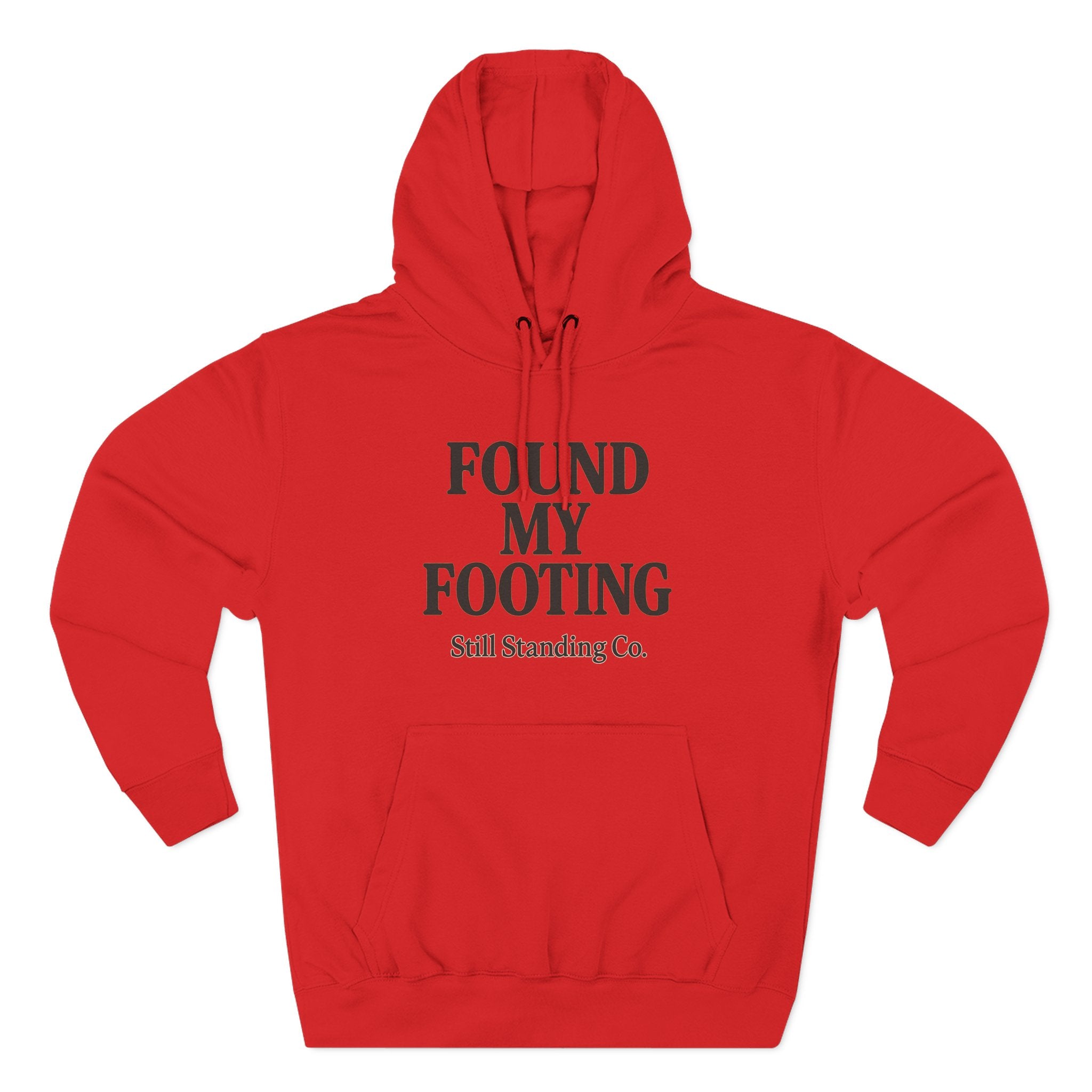 Found My Footing Hoodie — "Found My Footing" Inspirational Fleece Hoodie