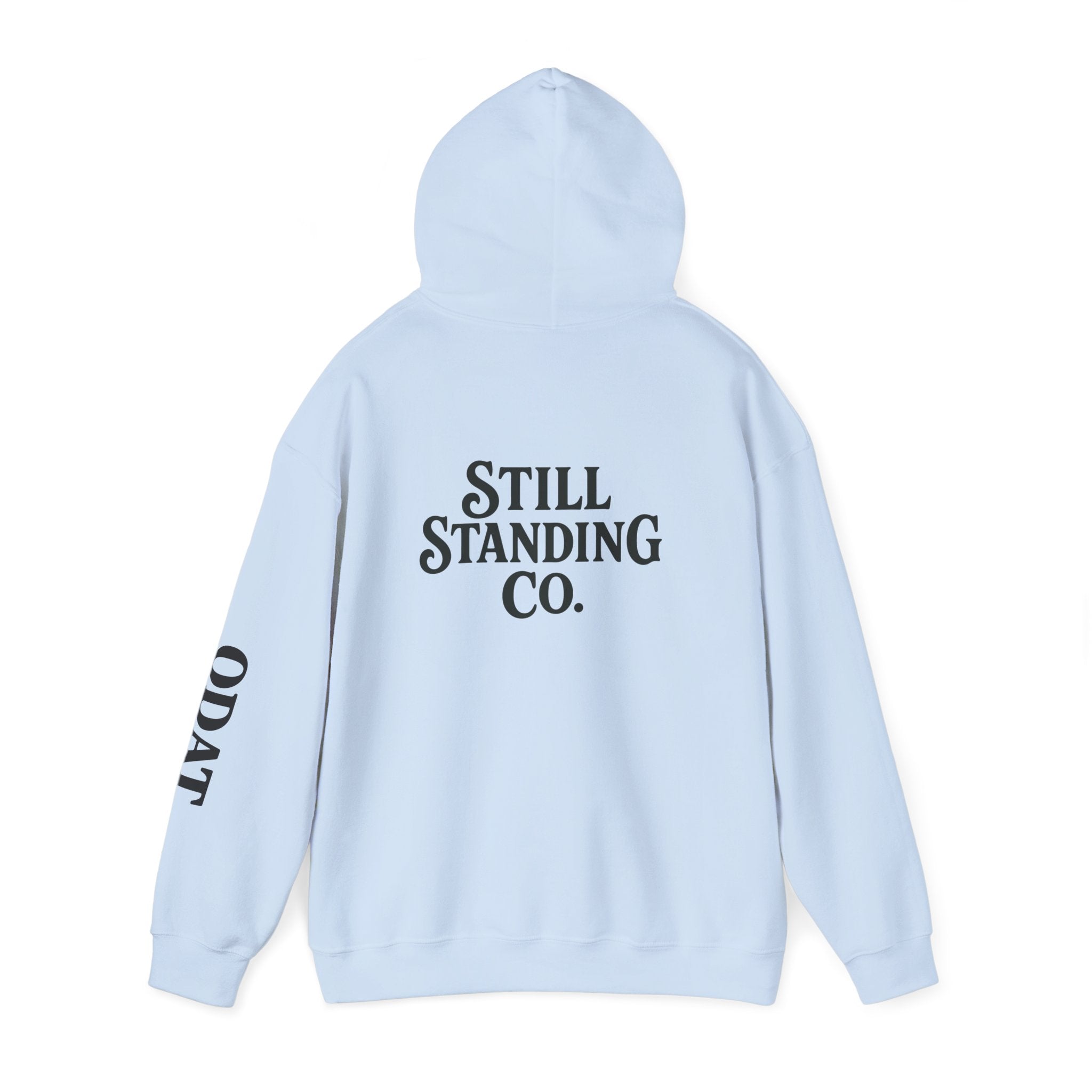 Ask Me About My Character Defects Hoodie — Still Standing Co. Graphic Pullover