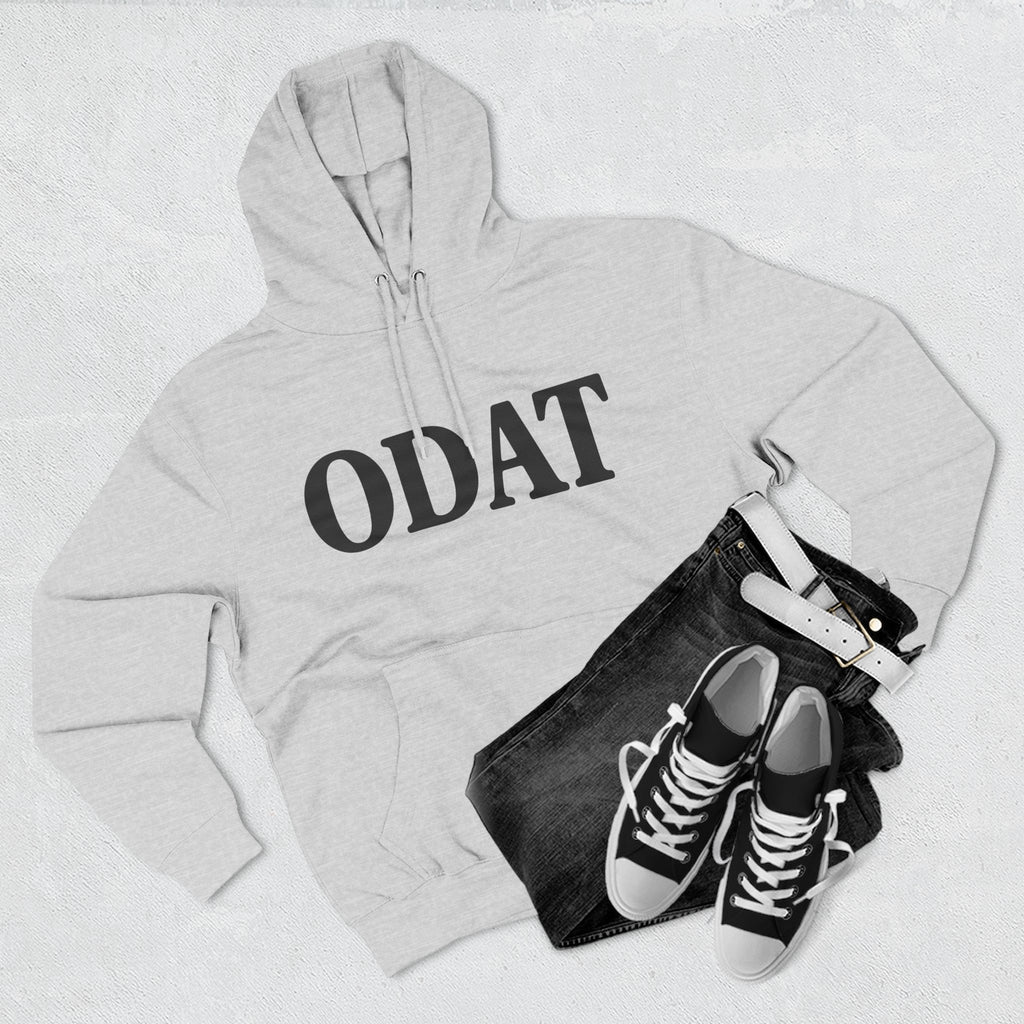 ODAT Hoodie — Minimalist Text Graphic Fleece Pullover