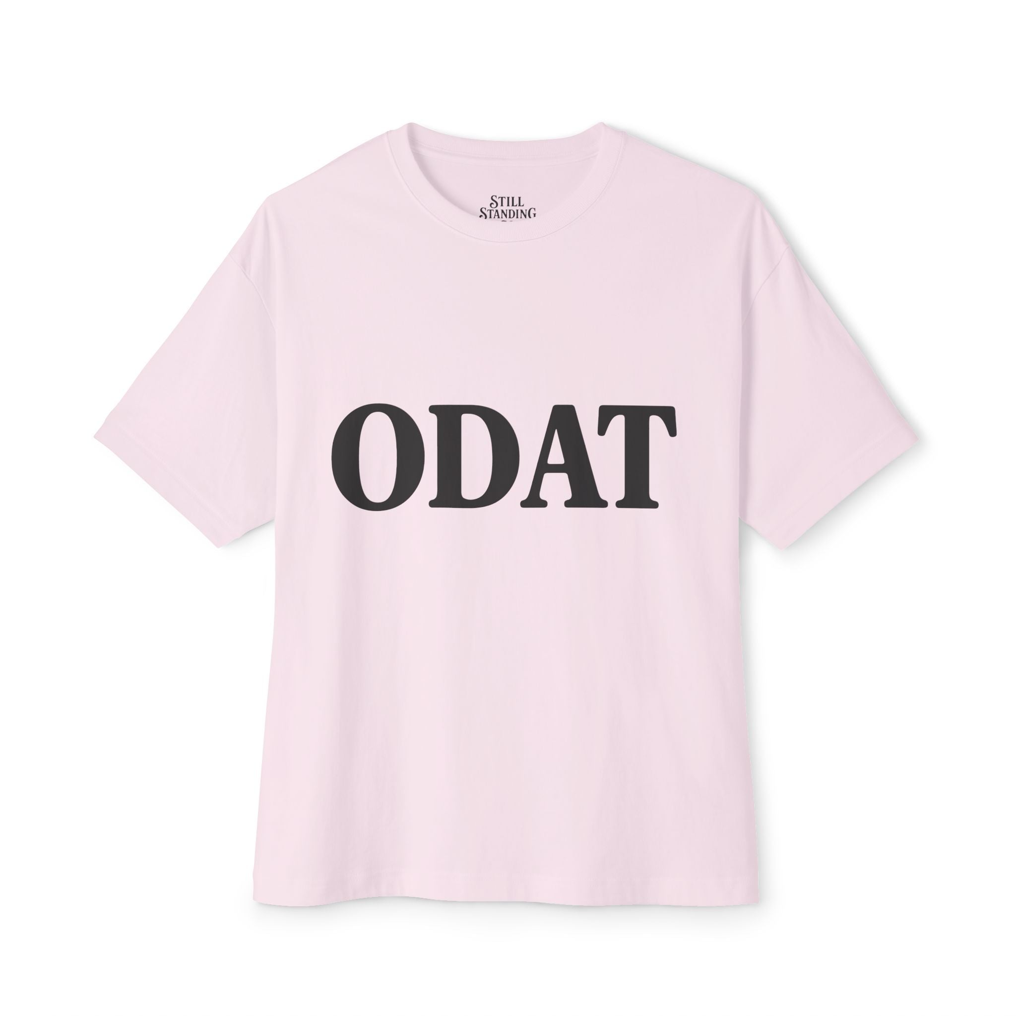 ODAT Still Standing Co. Tee — Oversized Boxy Graphic T‑Shirt