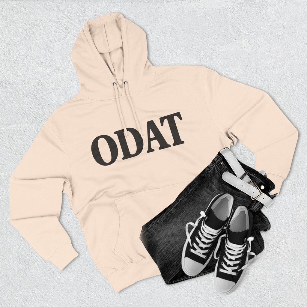 ODAT Hoodie — Minimalist Text Graphic Fleece Pullover