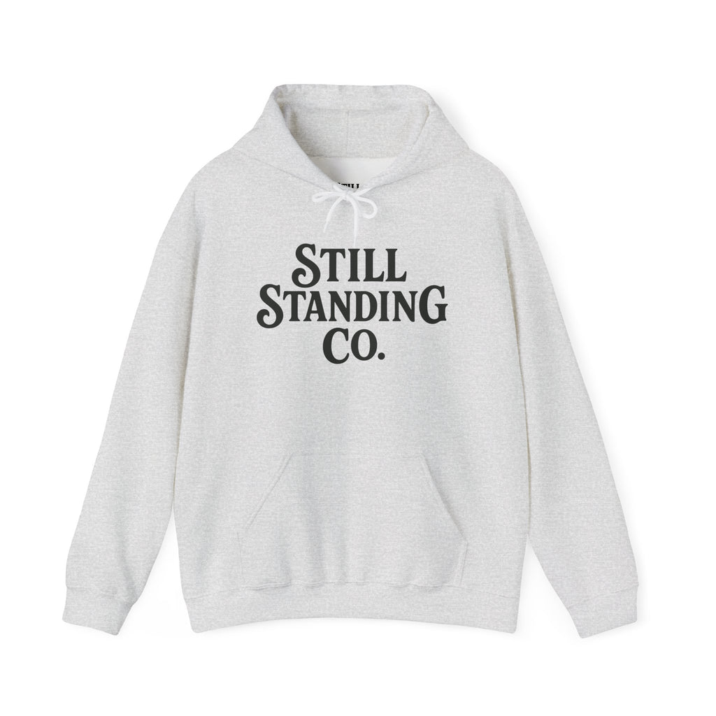 Still Standing Co. Hoodie — Inspirational Vintage Logo Hooded Sweatshirt