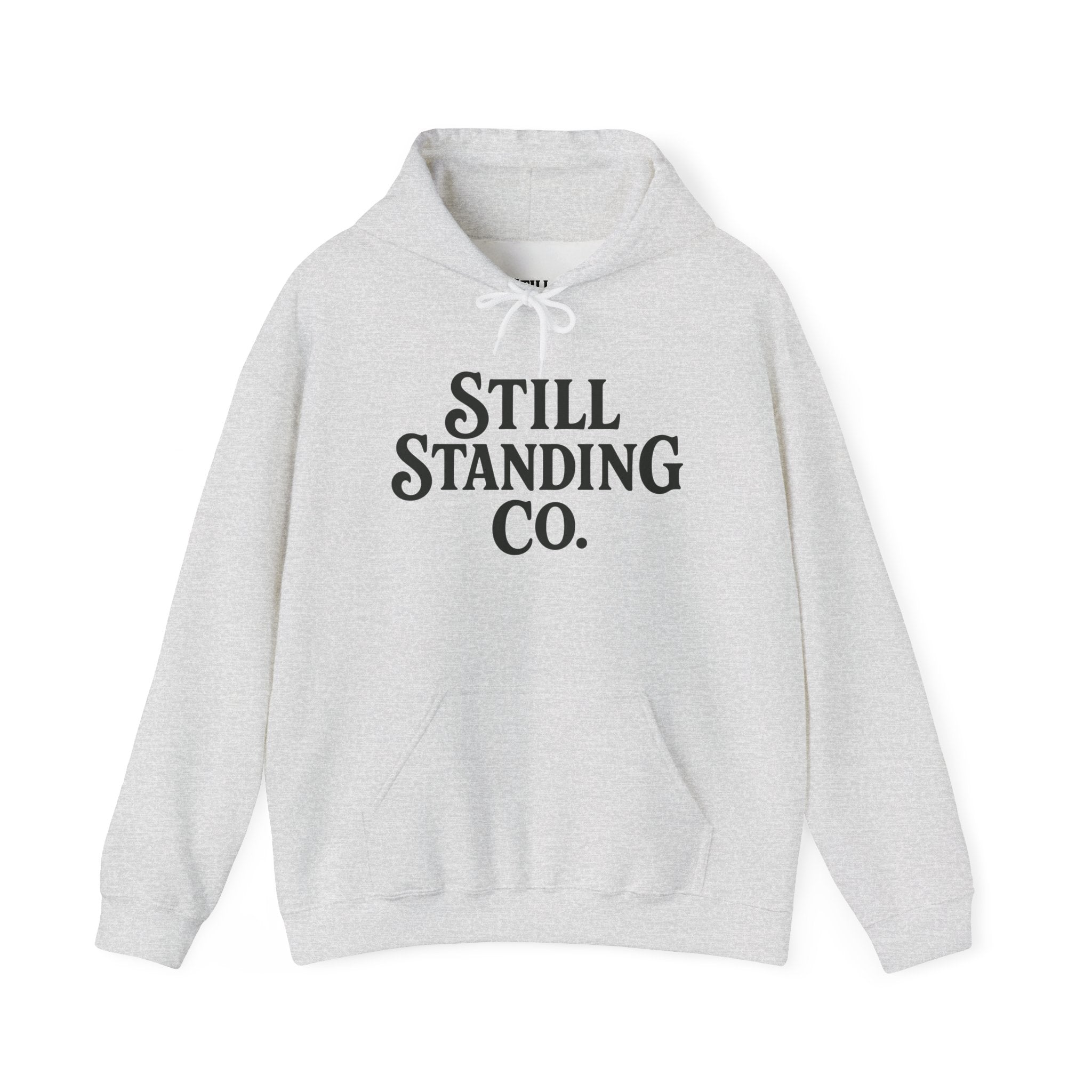 Still Standing Co. Hoodie — Inspirational Vintage Logo Hooded Sweatshirt