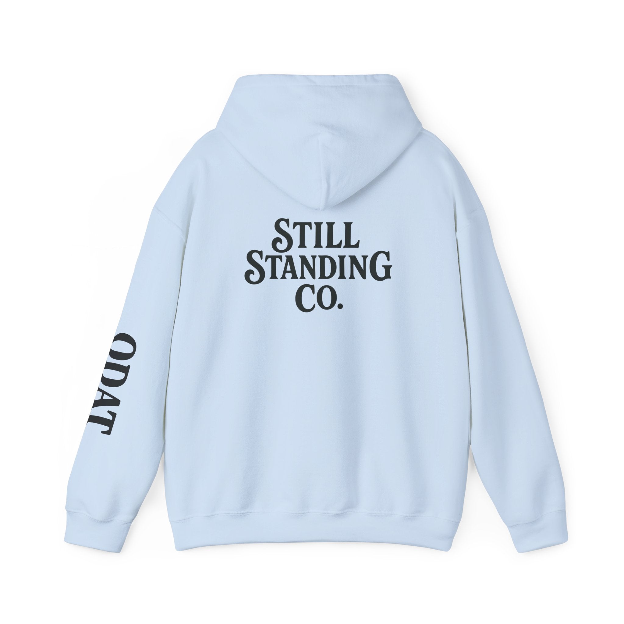 Ask Me About My Character Defects Hoodie — Still Standing Co. Graphic Pullover