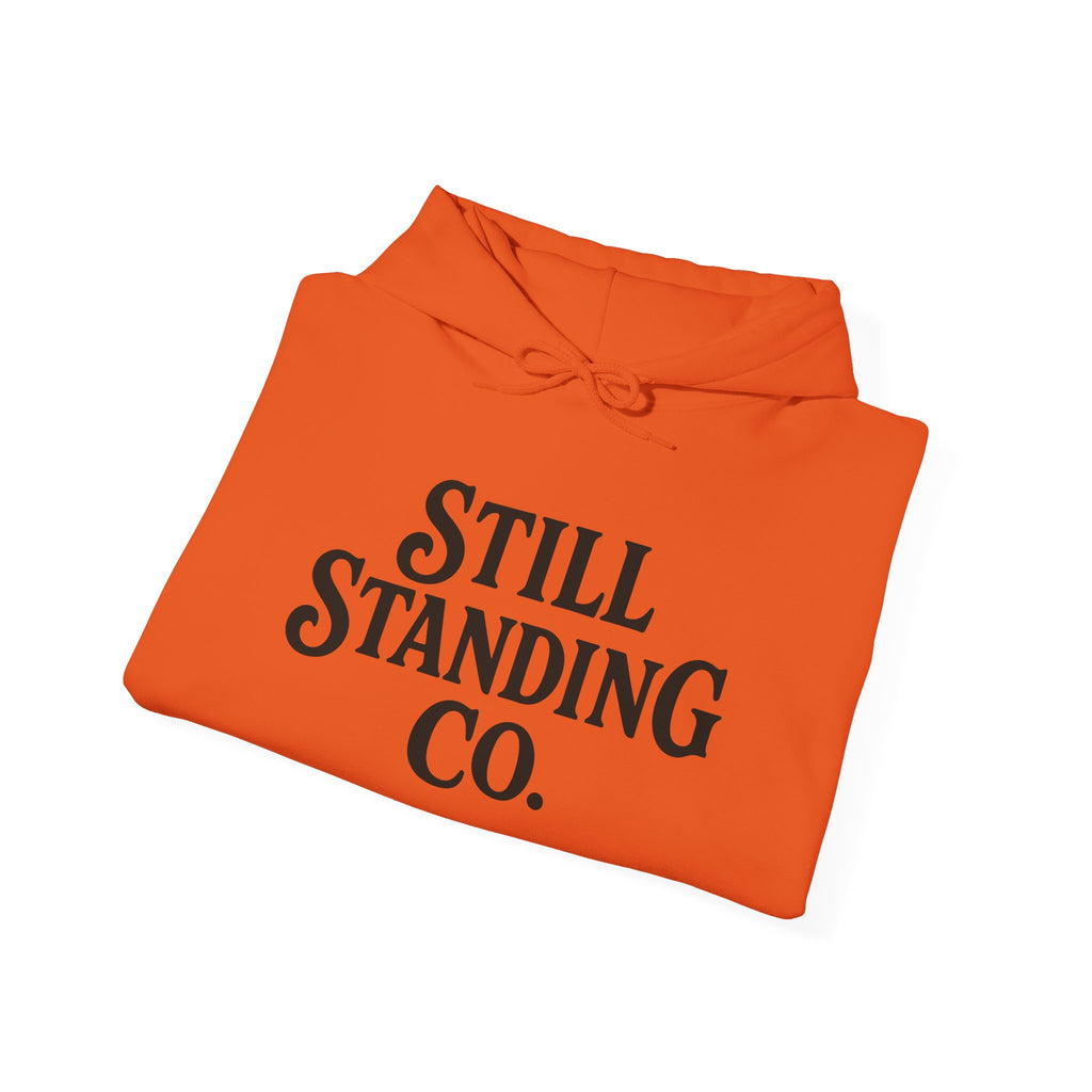 Still Standing Co. Hoodie — Inspirational Vintage Logo Hooded Sweatshirt