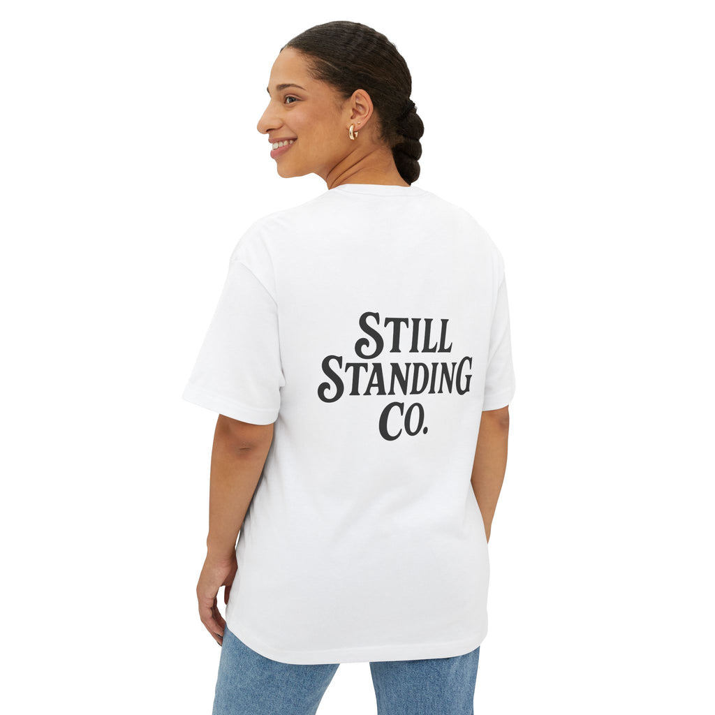 ODAT Still Standing Co. Tee — Oversized Boxy Graphic T‑Shirt