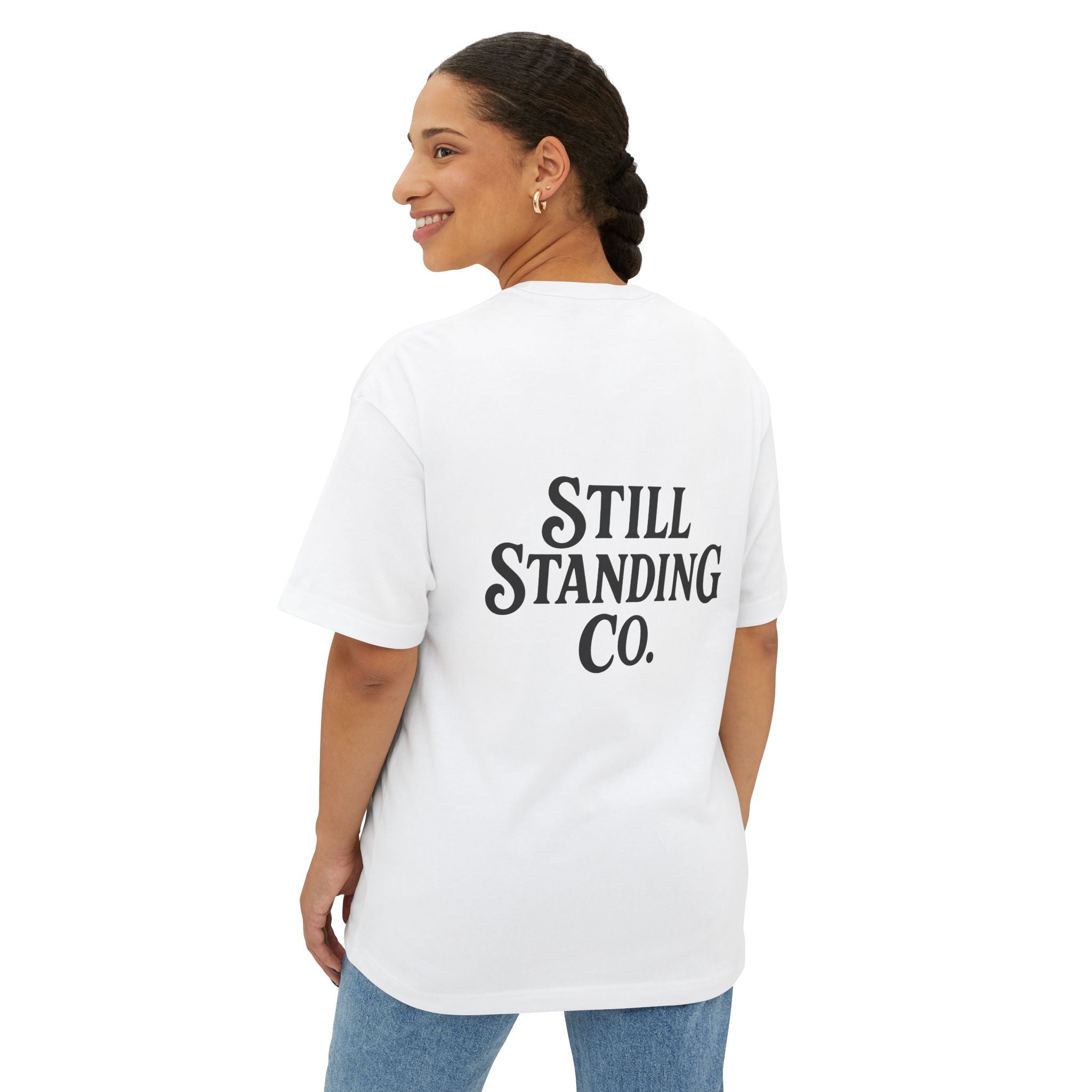ODAT Still Standing Co. Tee — Oversized Boxy Graphic T‑Shirt
