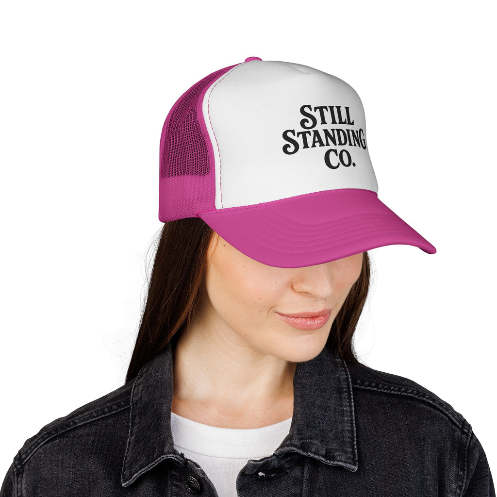 Still Standing Co. Trucker Hat – Vintage Retro Mesh Baseball Cap