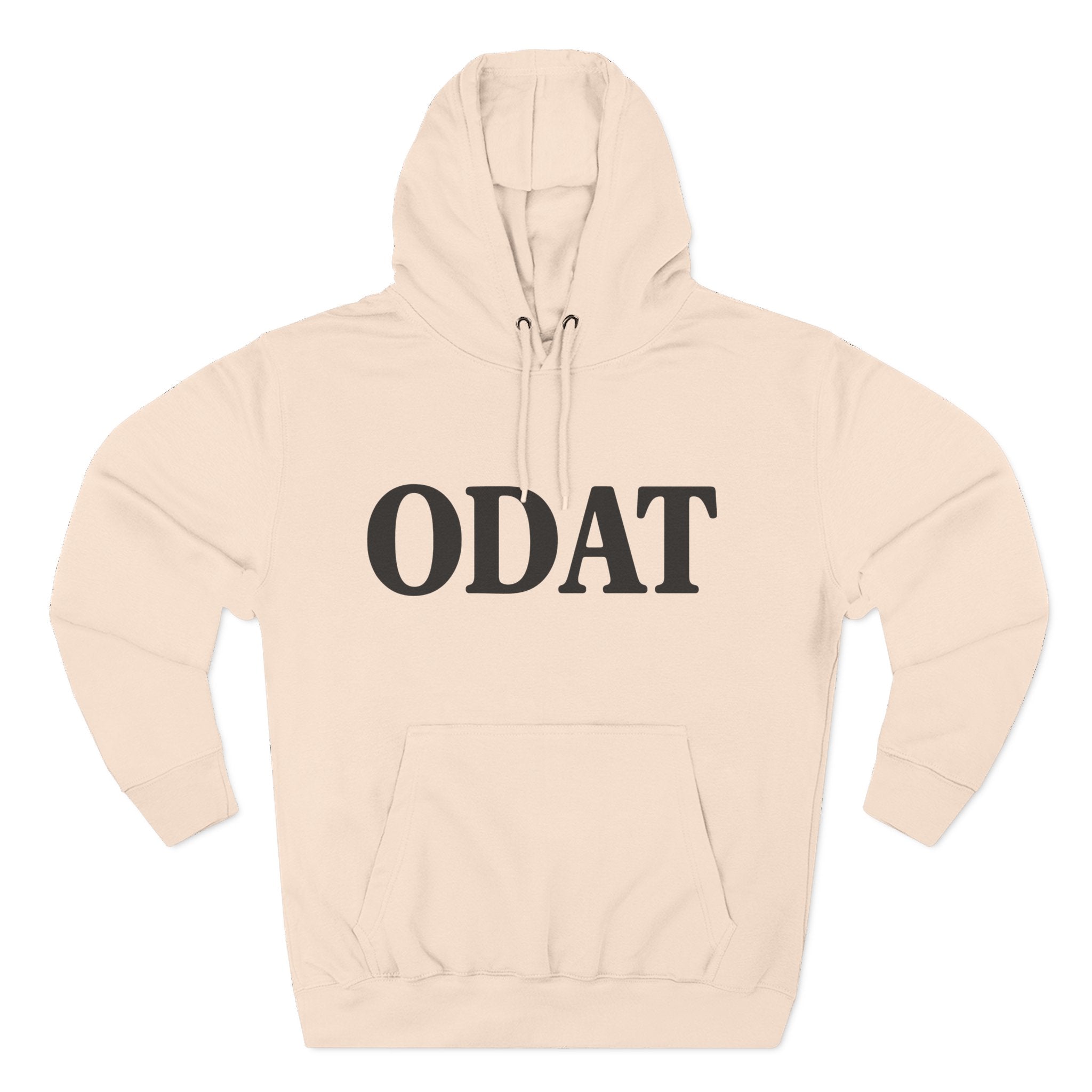 ODAT Hoodie — Minimalist Text Graphic Fleece Pullover