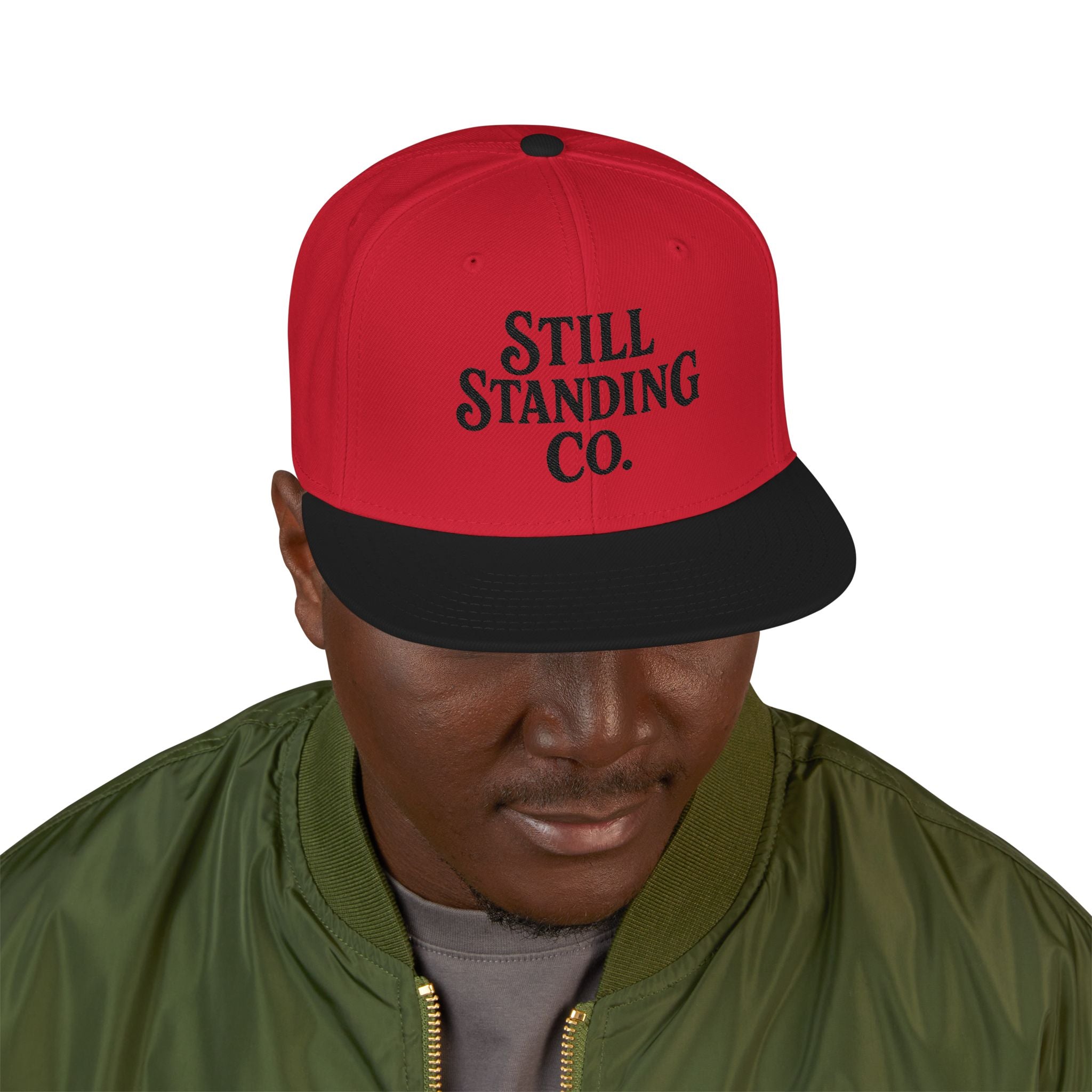 Still Standing Co. Embroidered Snapback Hat