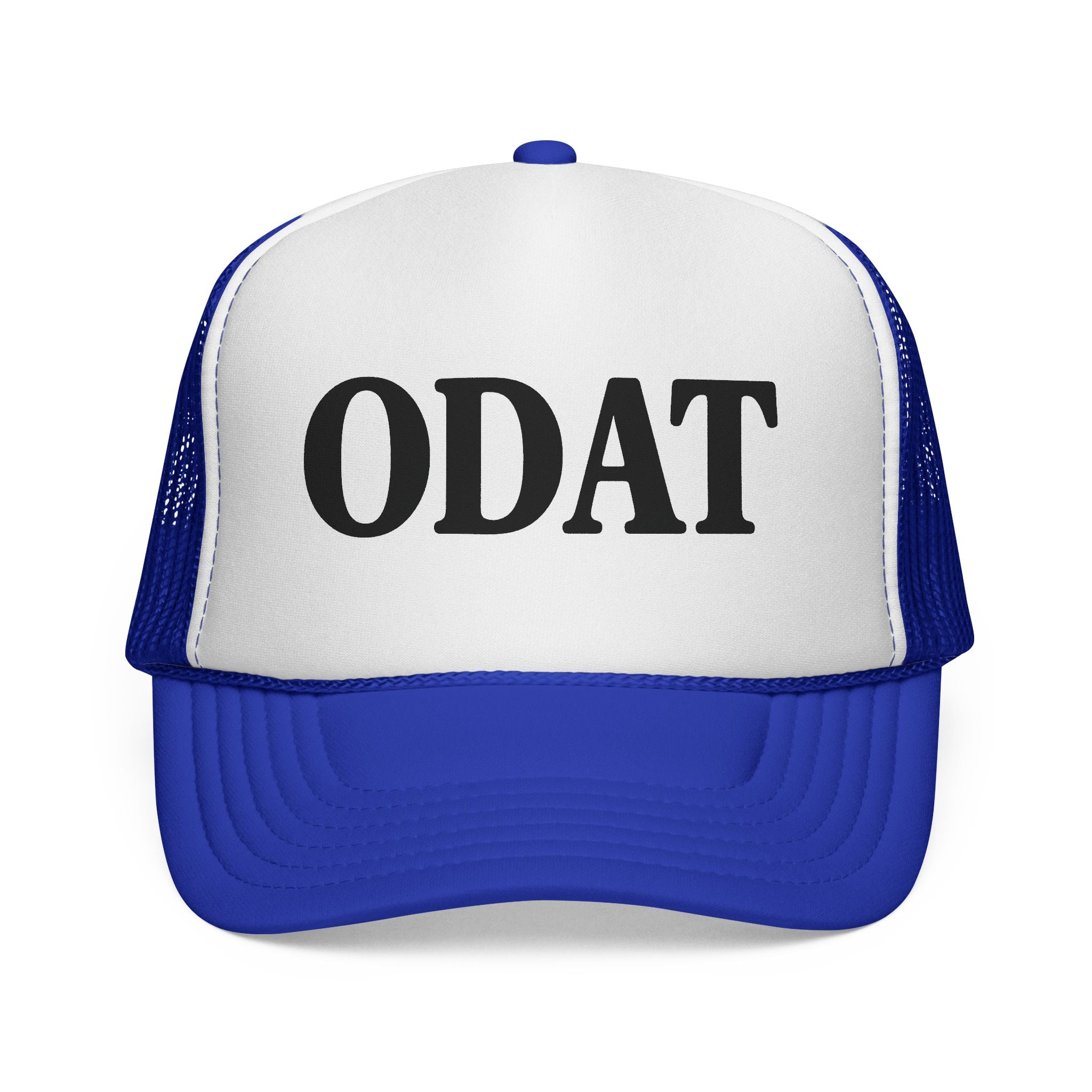 ODAT Trucker Hat - Retro Bold Logo Mesh Cap