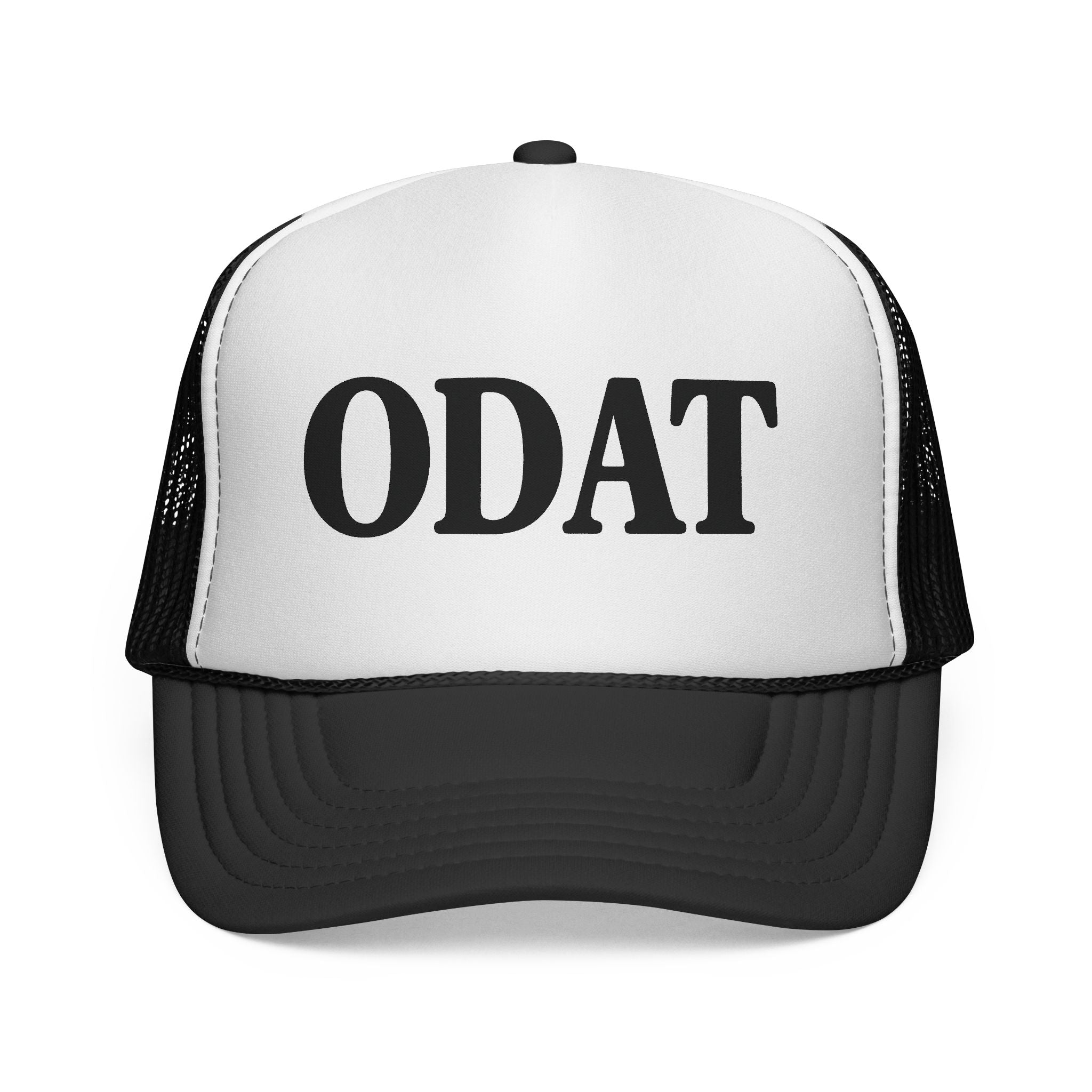 ODAT Trucker Hat - Retro Bold Logo Mesh Cap