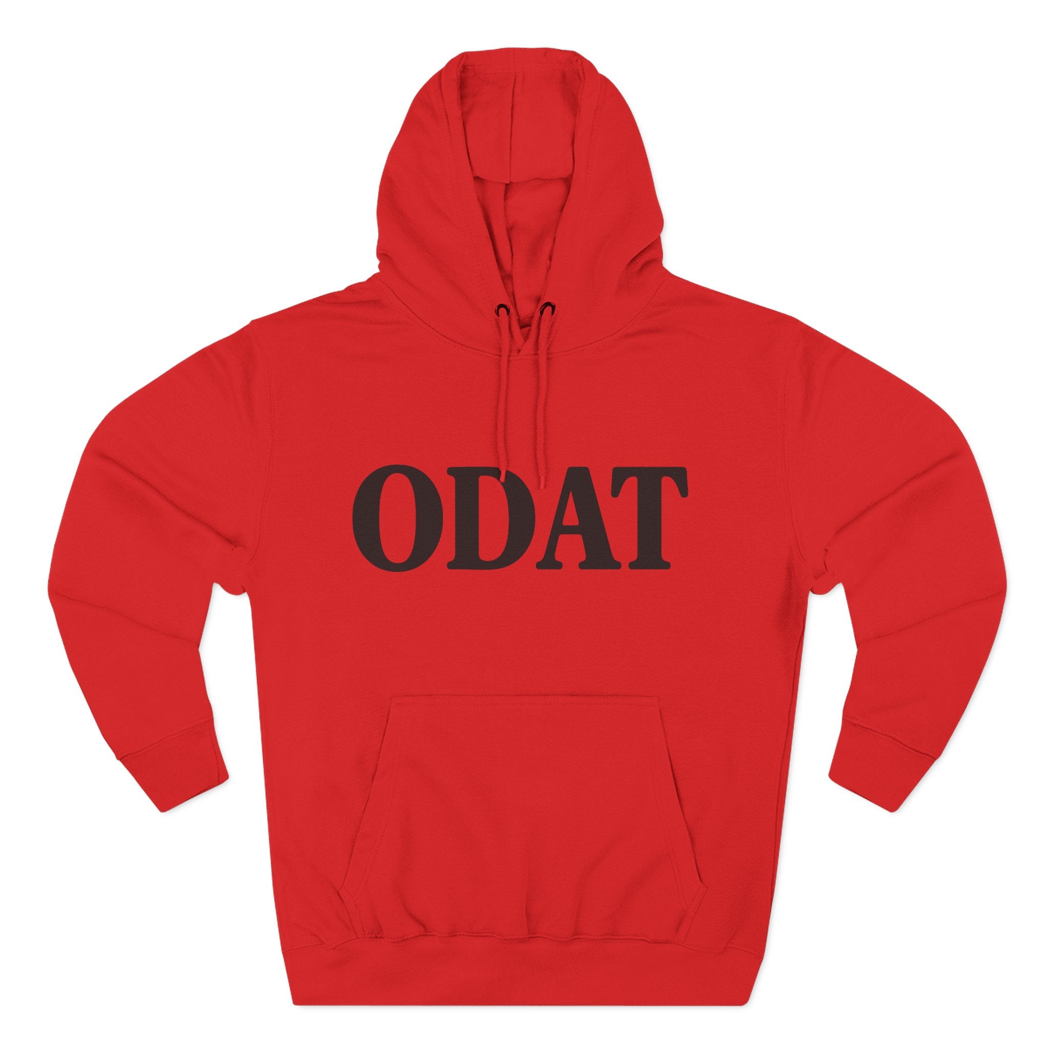 ODAT Hoodie — Minimalist Text Graphic Fleece Pullover