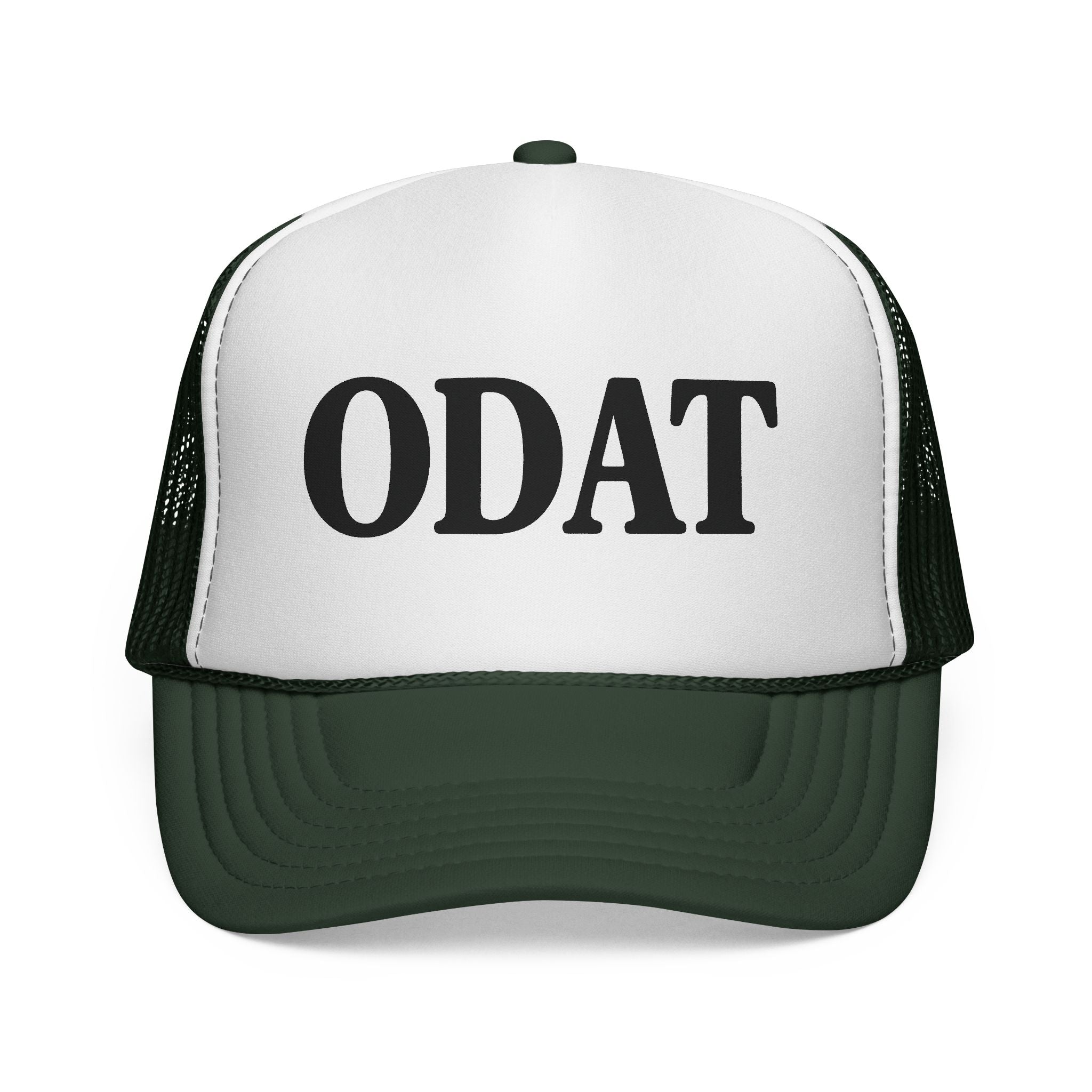 ODAT Trucker Hat - Retro Bold Logo Mesh Cap