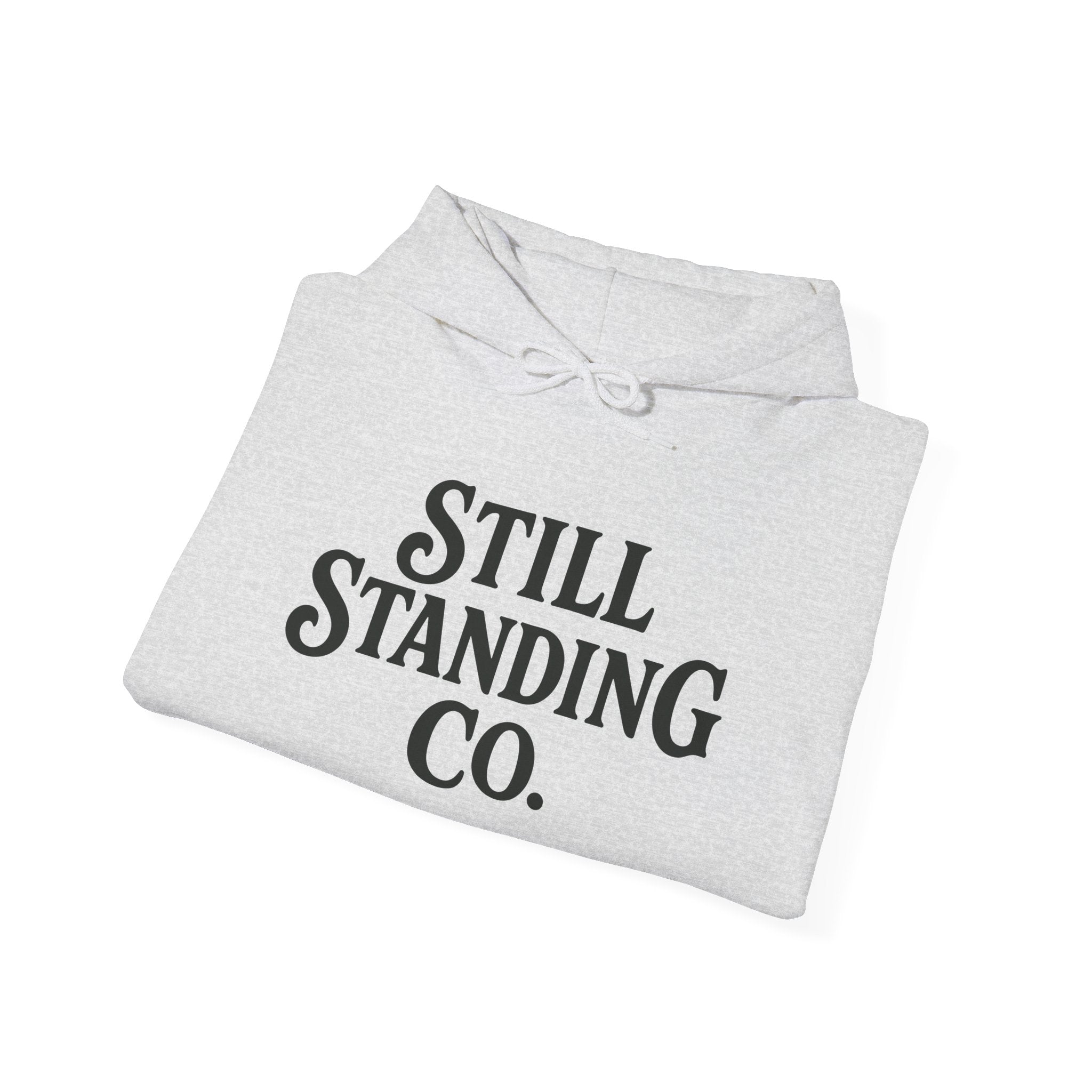 Still Standing Co. Hoodie — Inspirational Vintage Logo Hooded Sweatshirt