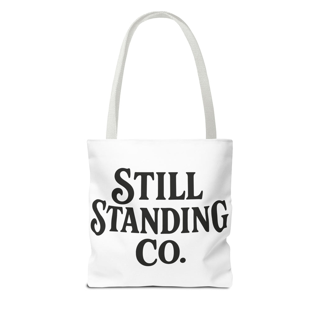 Still Standing Co. ODAT Tote Bag - Vintage Script Logo All-Over Print Tote