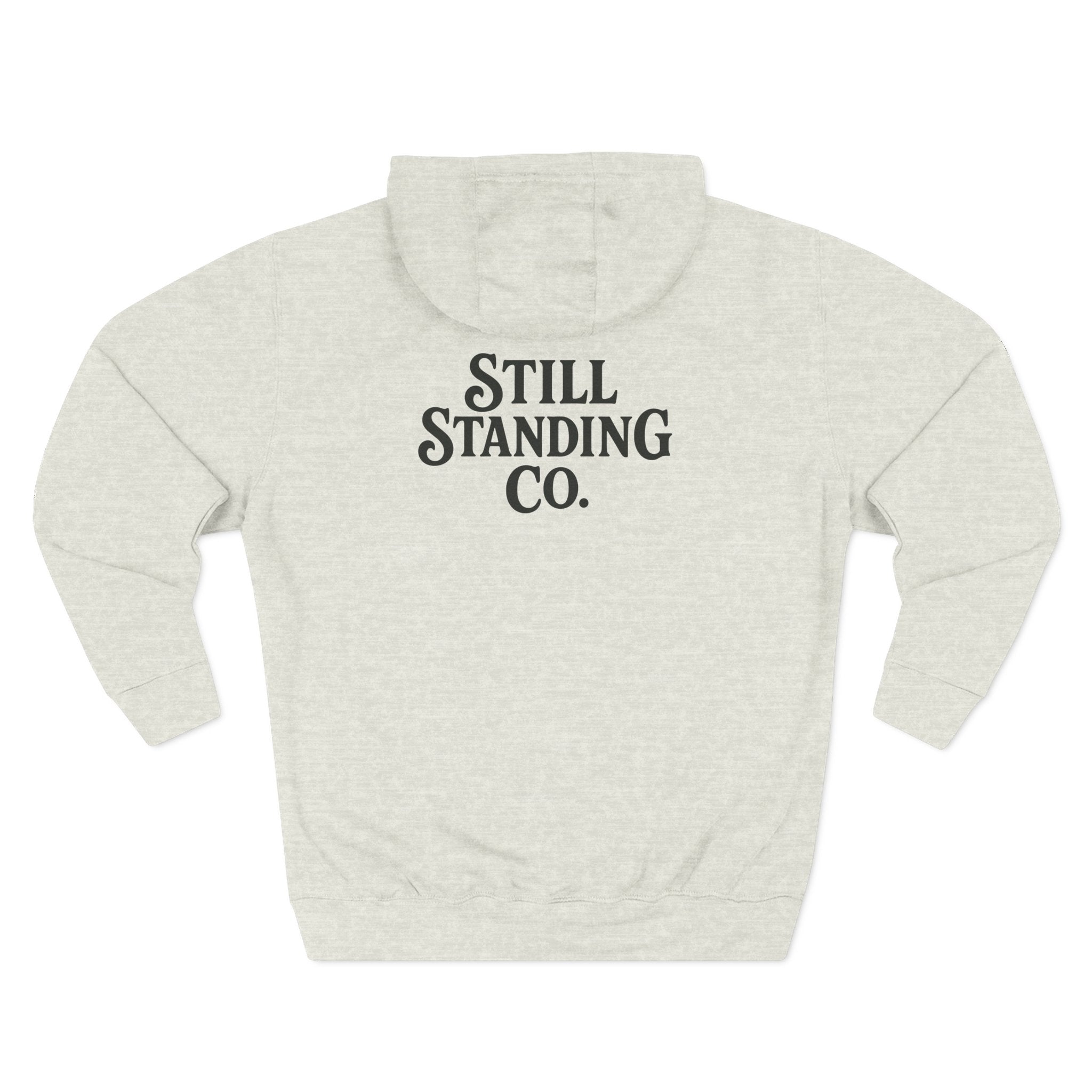 Hoodie - "Still Standing" Inspirational Fleece Hoodie